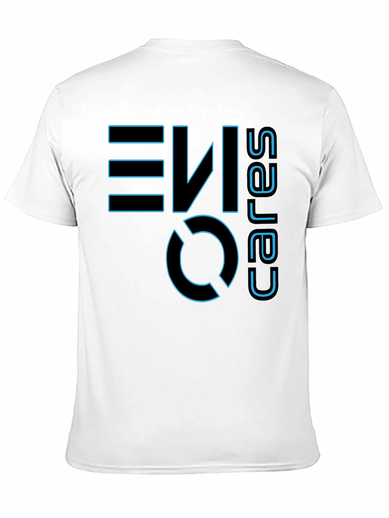 Black Evolve One Cares Graphic Tee - Stylish Black T-Shirt view 11