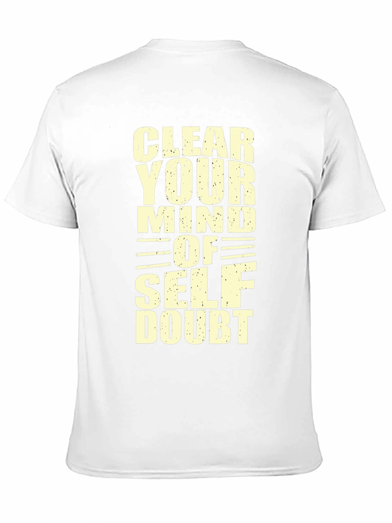 Black Clear Your Mind T-Shirt - Motivational Graphic Tee view 11