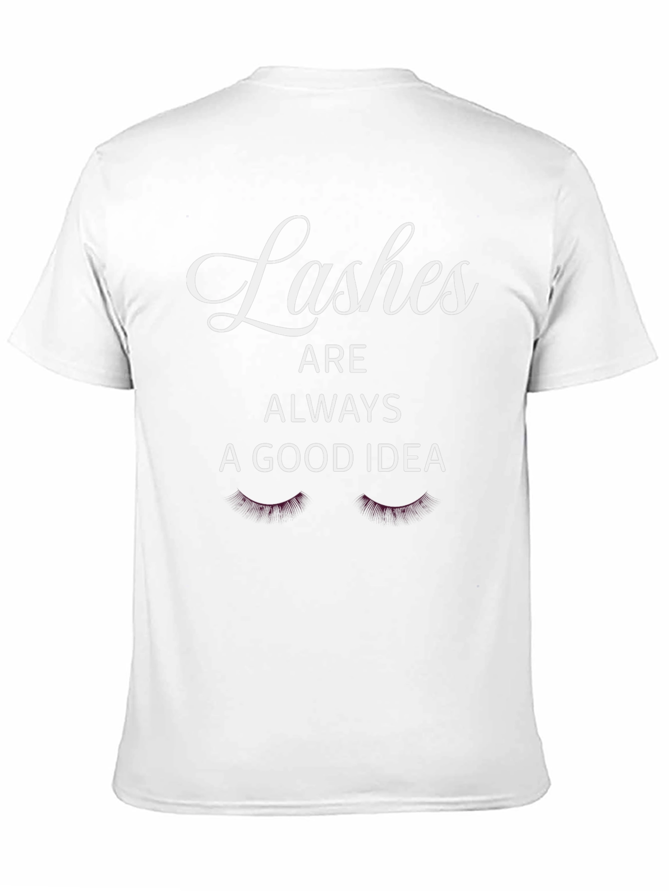 Black Lashes Always A Good Idea Graphic Tee view 11