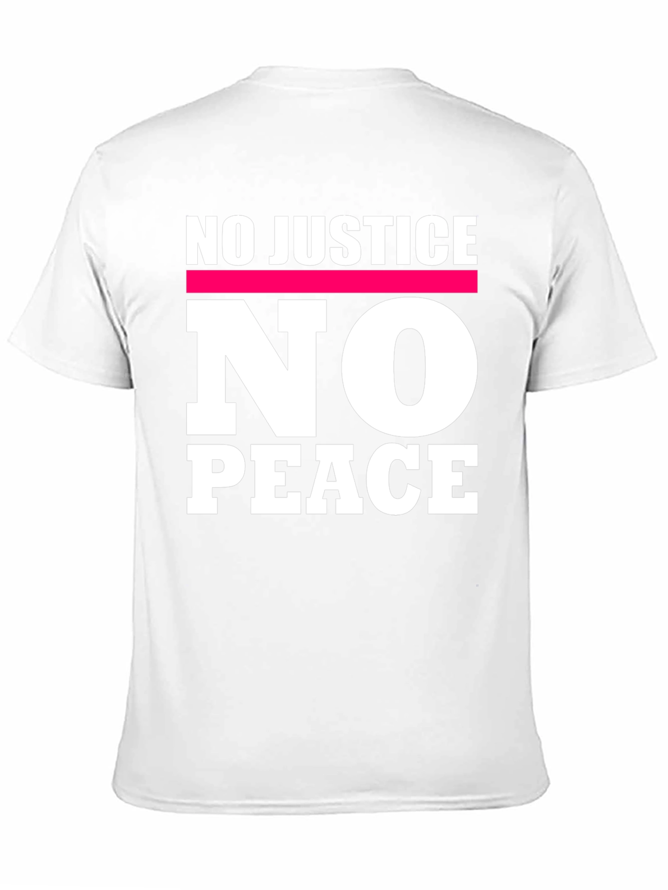Black No Justice No Peace Graphic Tee view 11