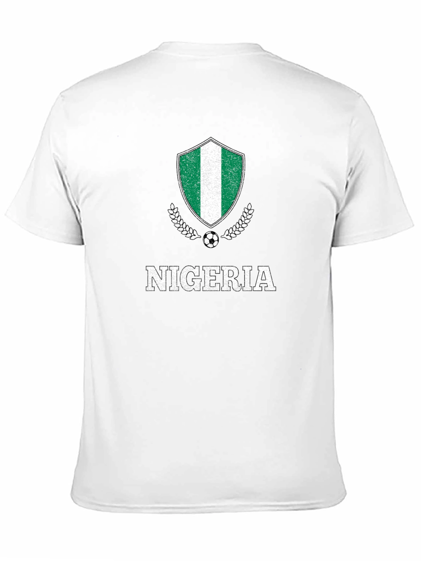 Black Nigeria Soccer T-Shirt - Country Pride Tee view 11