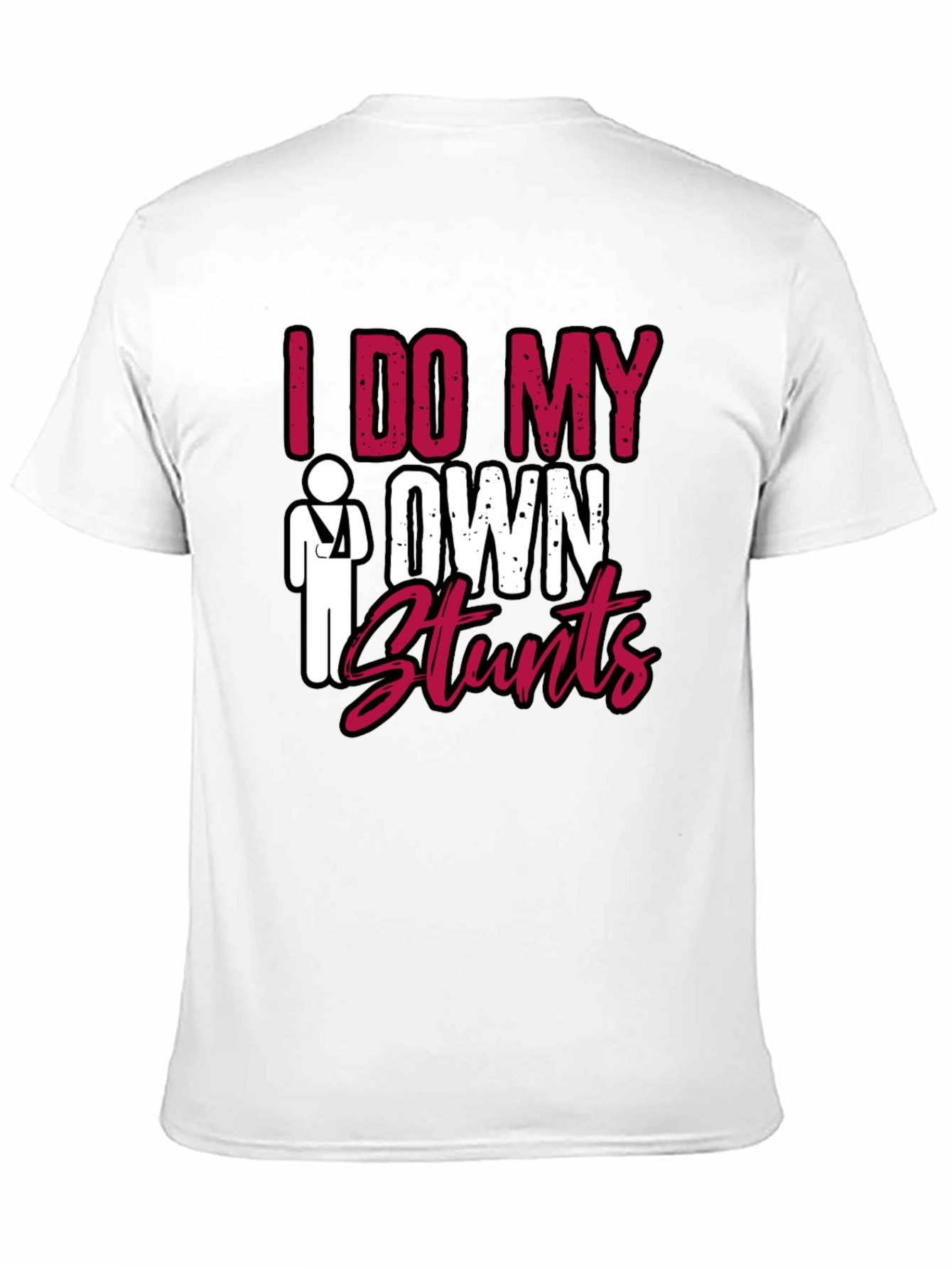 Black I Do My Own Stunts Graphic Tee view 11