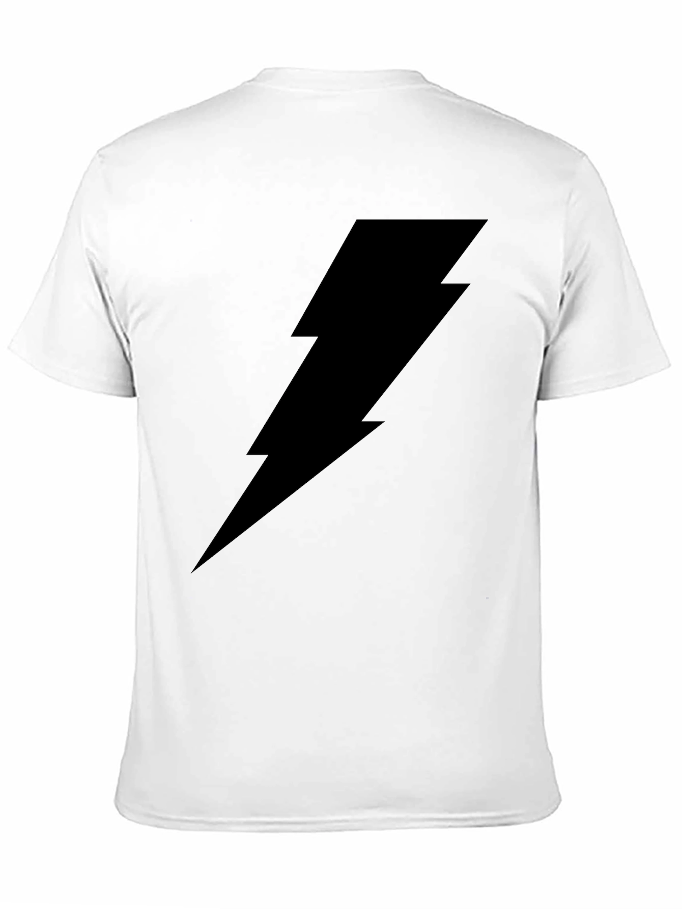 Black Black Lightning Bolt Graphic T-Shirt view 11