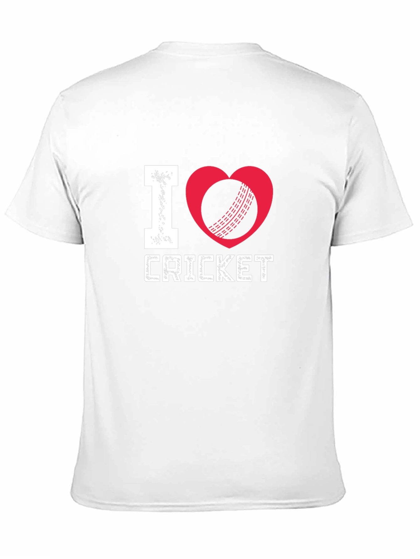 Black I Love Cricket Black T-Shirt view 11