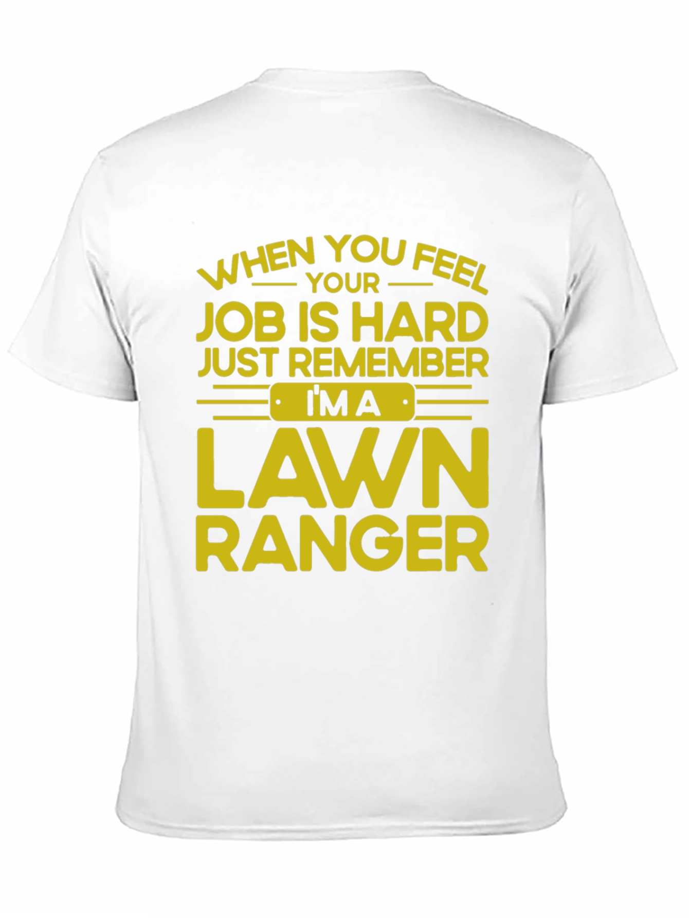 Black Lawn Ranger T-Shirt - Funny Job Pride Tee view 11