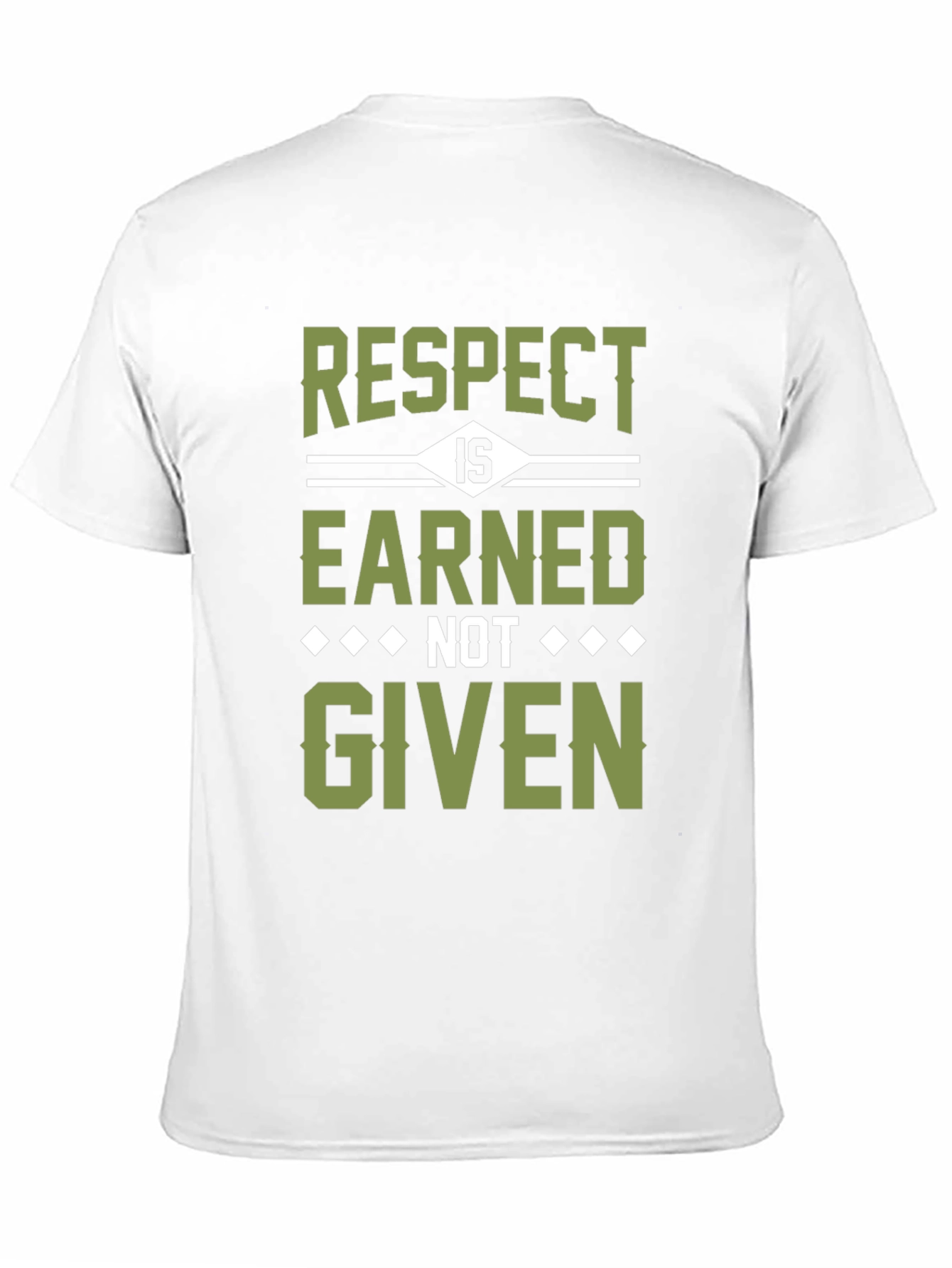 Black Respect is Earned T-Shirt view 11