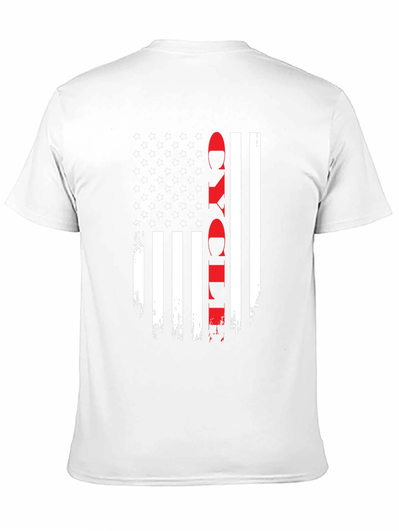 Black Distressed Flag Firefighter T-Shirt view 11