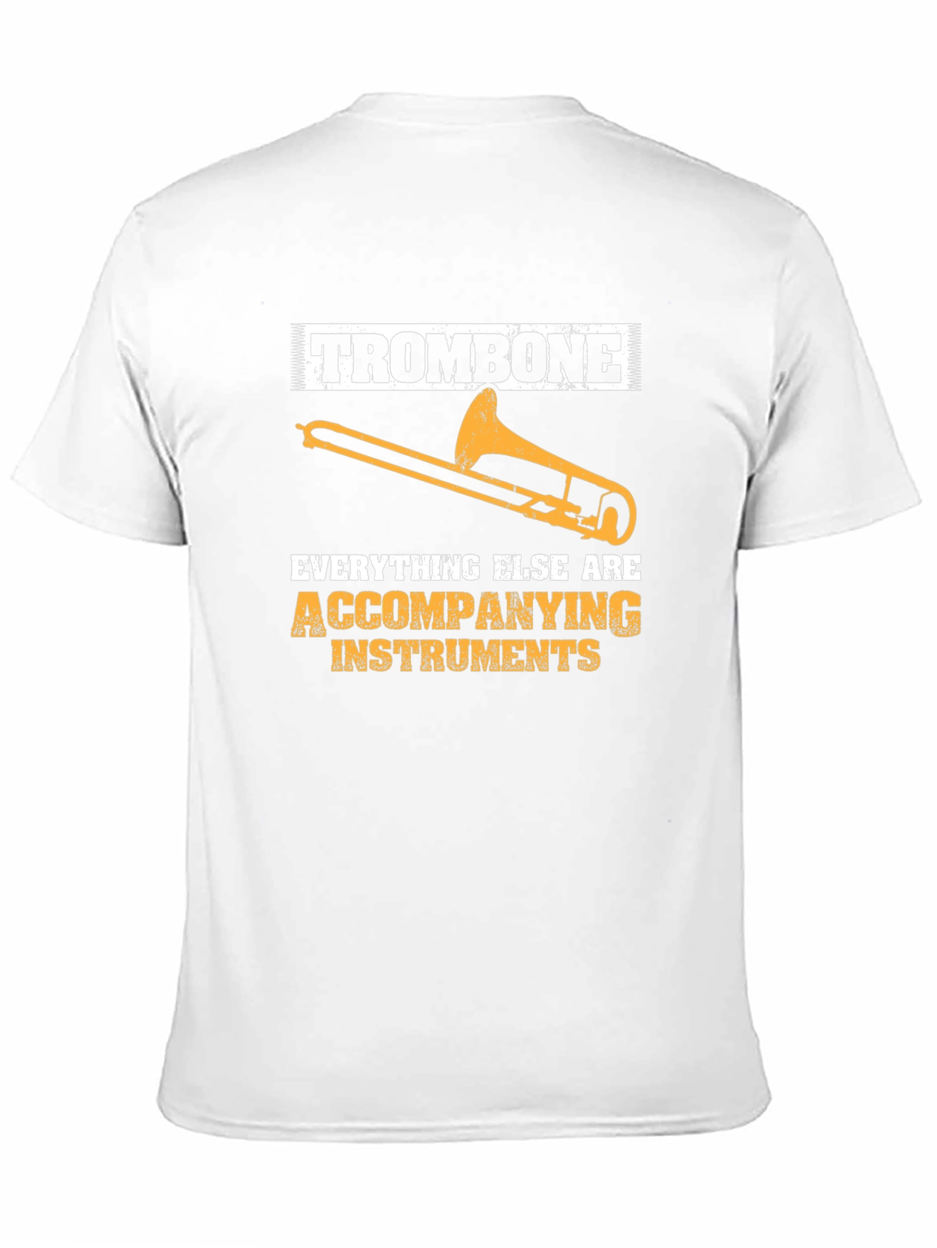 Black Trombone Player's T-Shirt - Accompanying Instruments view 11