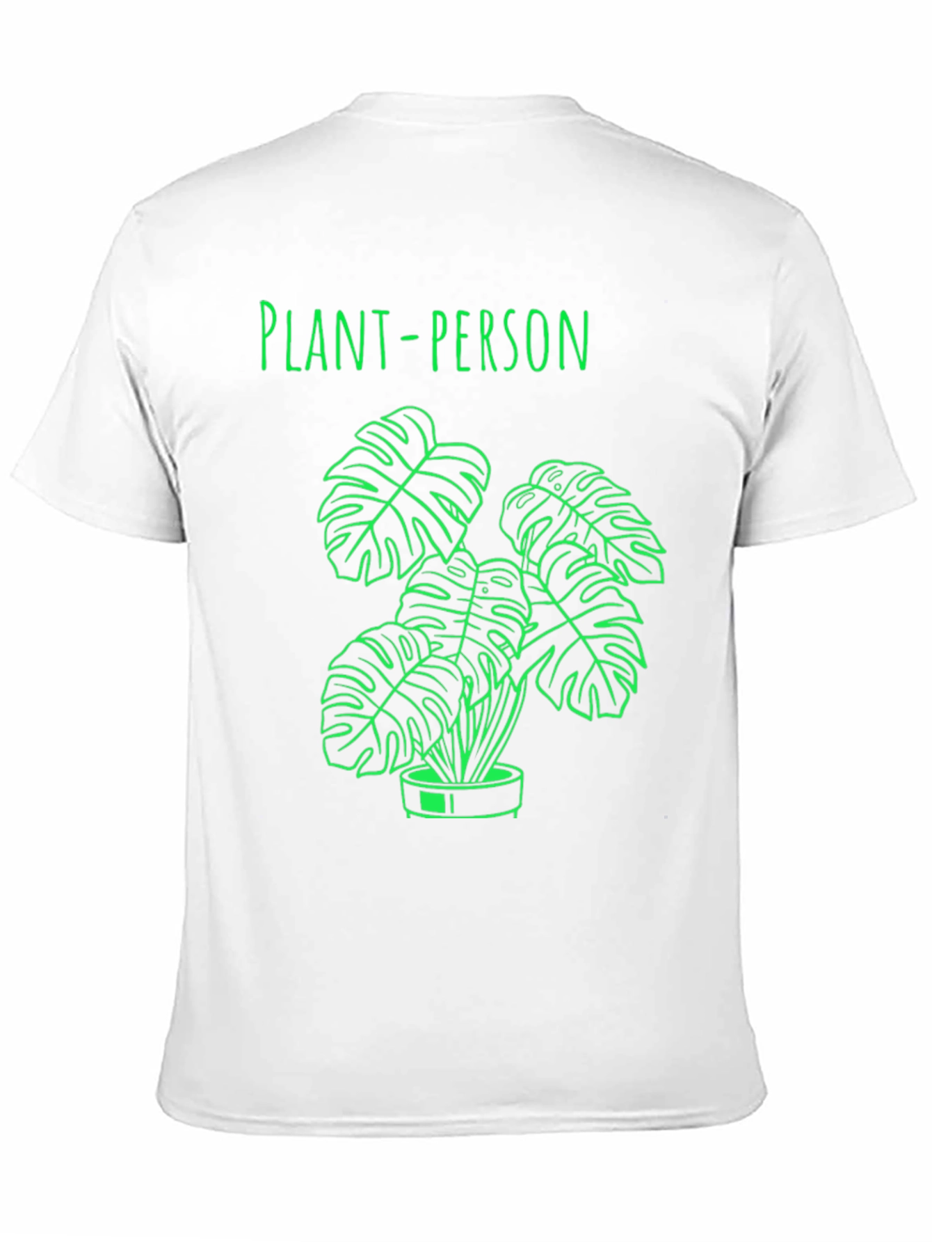 Black Plant-Person Graphic Tee view 11