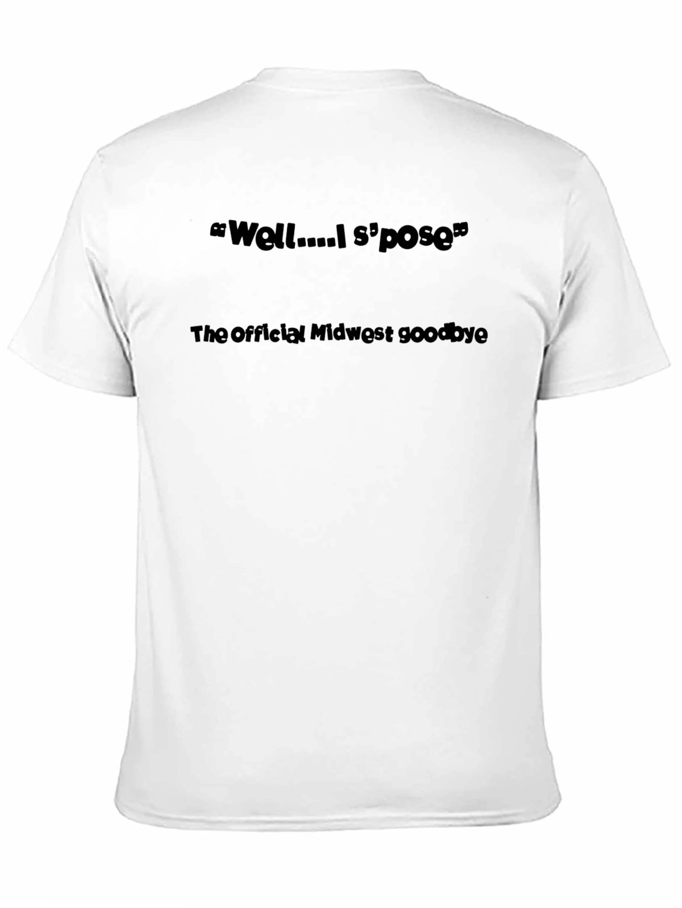 Black Midwest Goodbye T-Shirt - Well, I S'pose Tee view 11