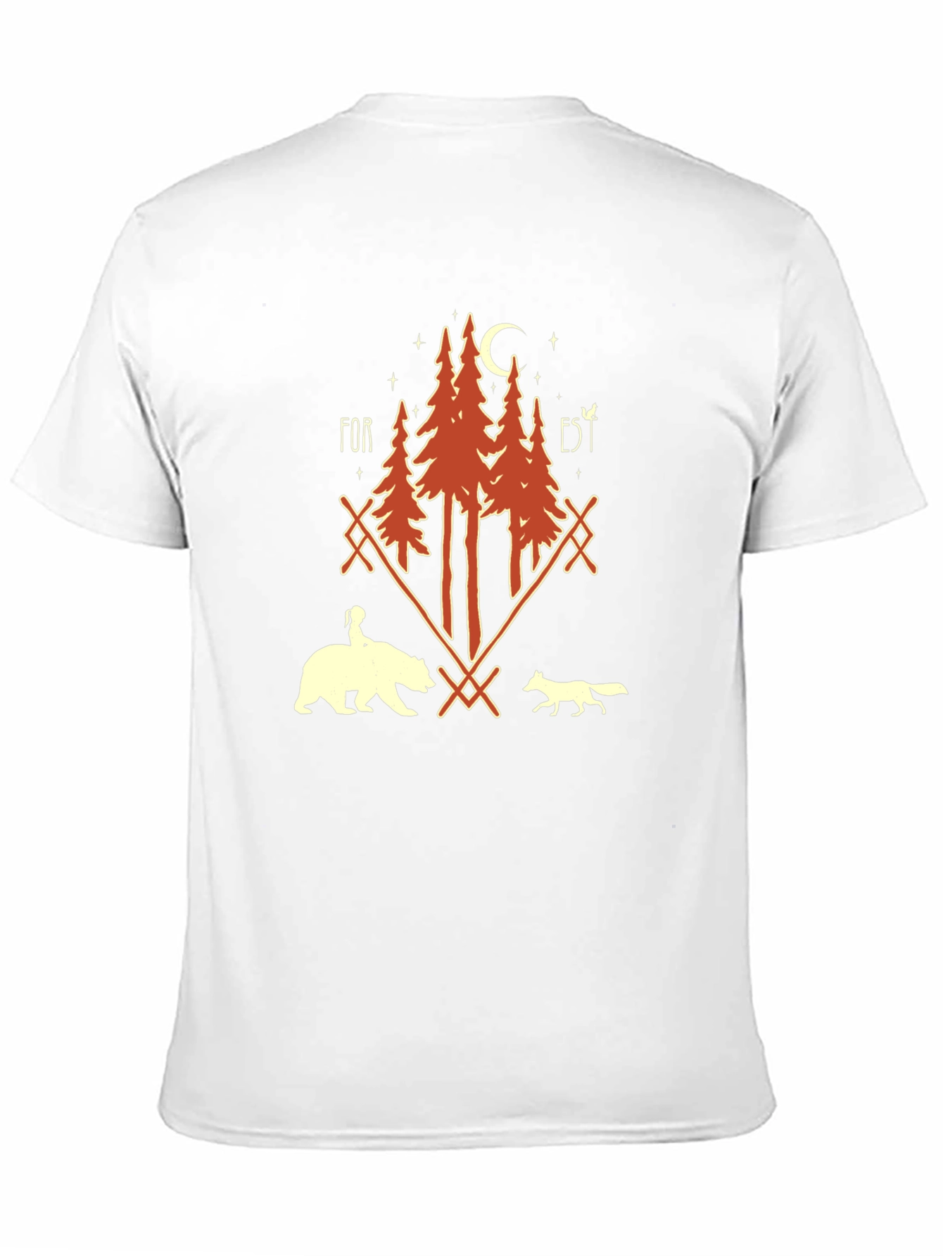Black Forest Graphic Print T-Shirt - Unisex Nature Tee view 11