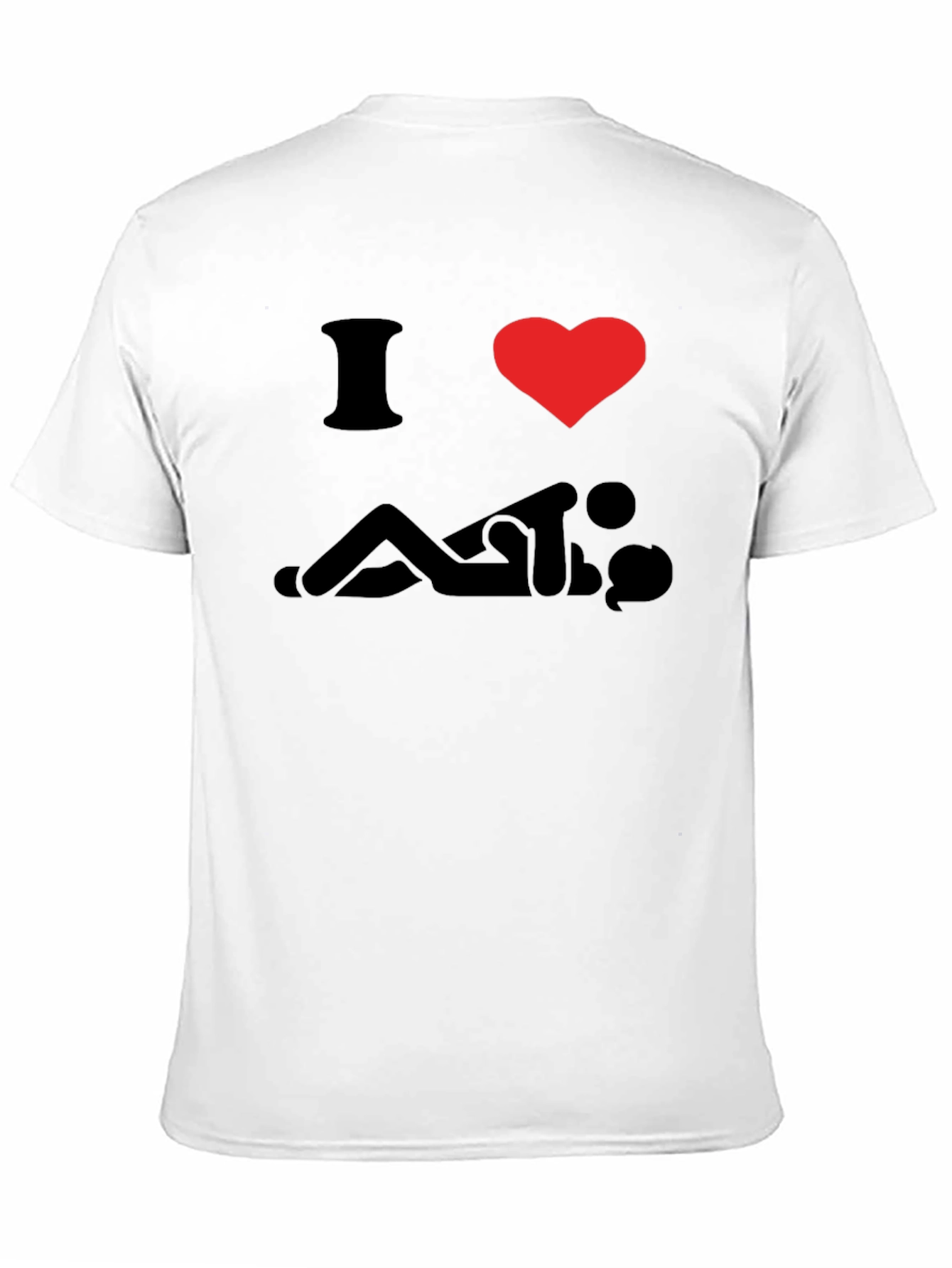 Black I Love Sex T-Shirt - Funny Graphic Tee view 11