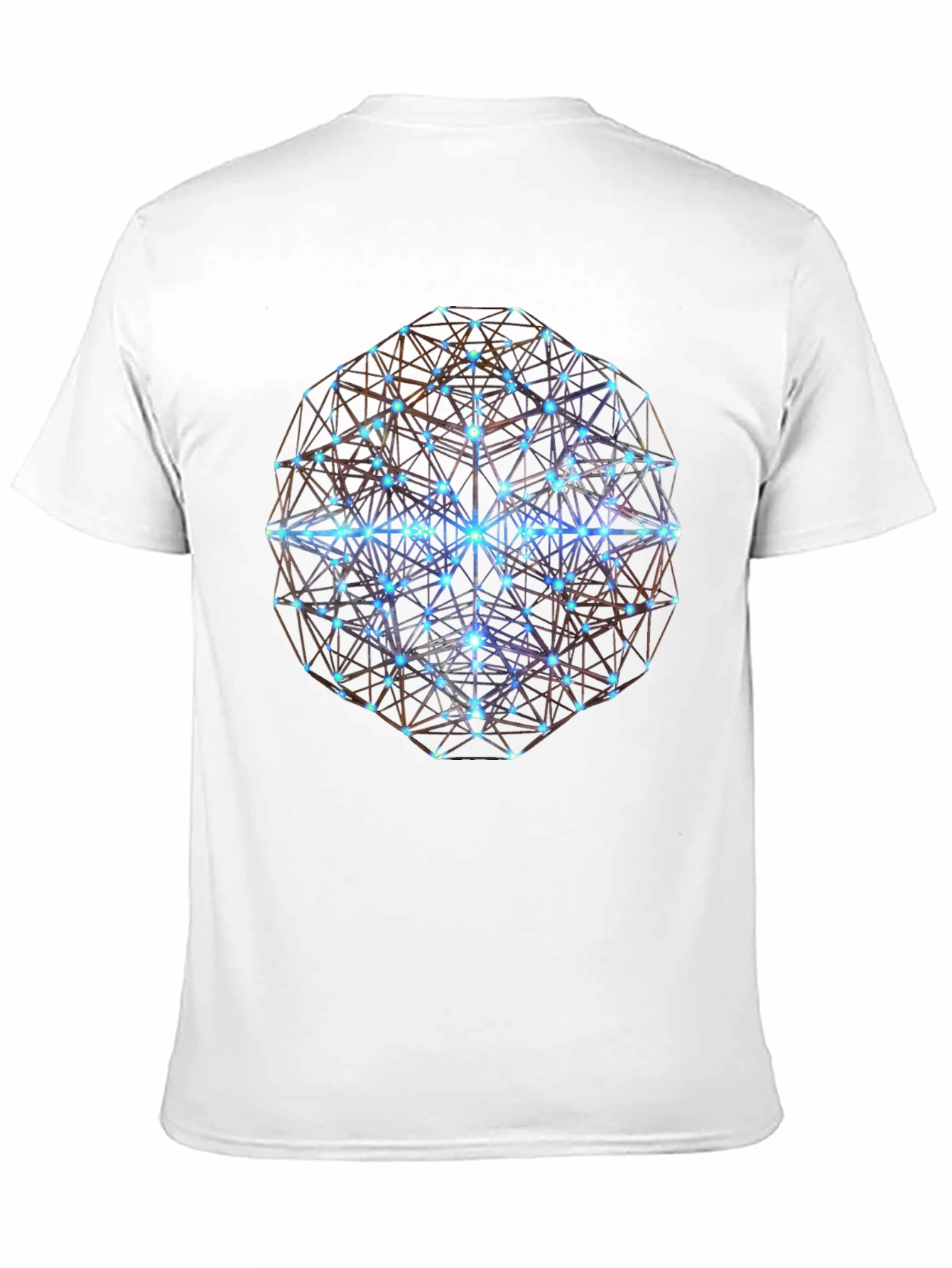 Black Geometric Sphere Graphic T-Shirt - Modern Design view 11