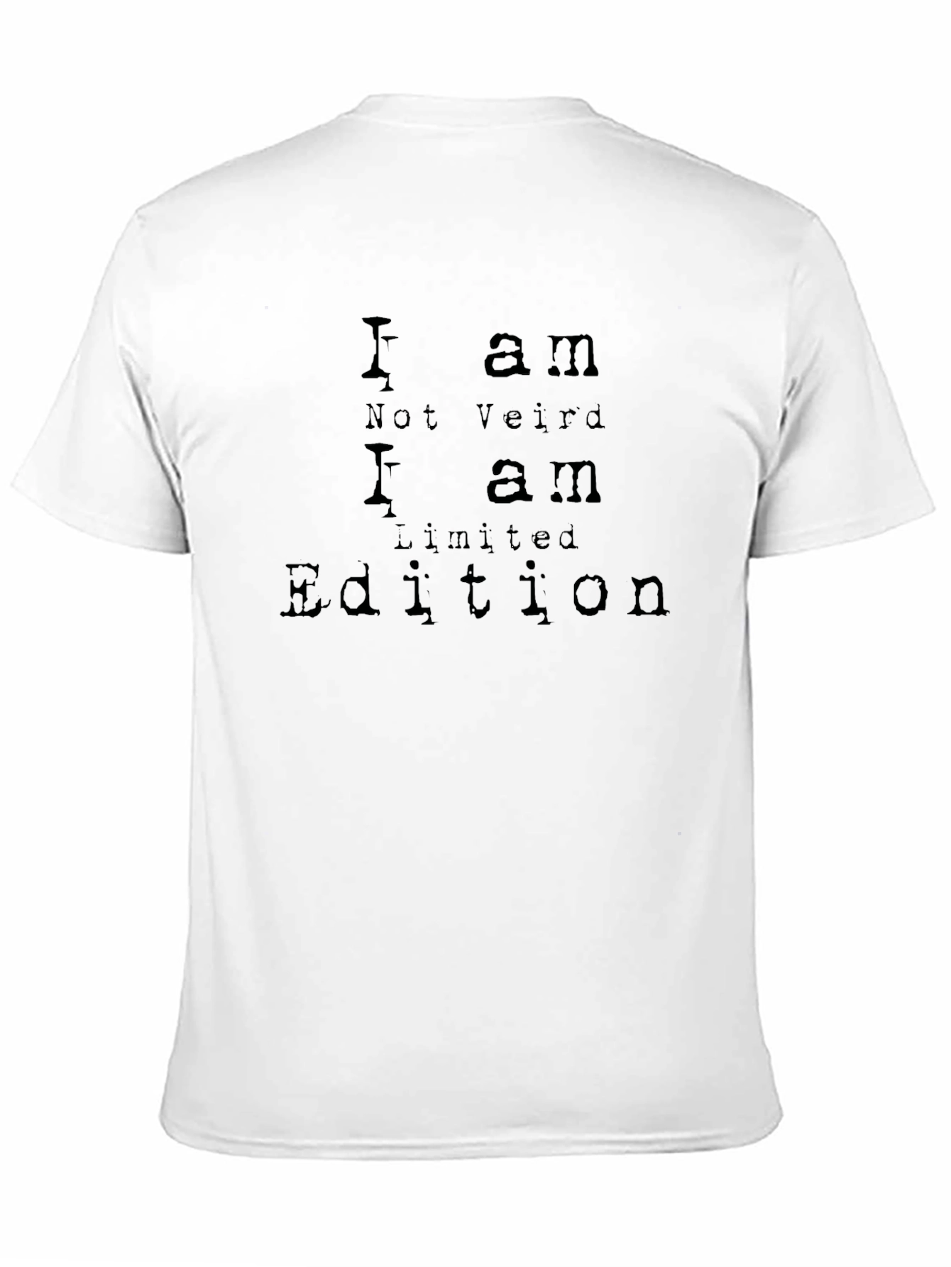 Black I am Limited Edition Black Graphic T-Shirt view 11