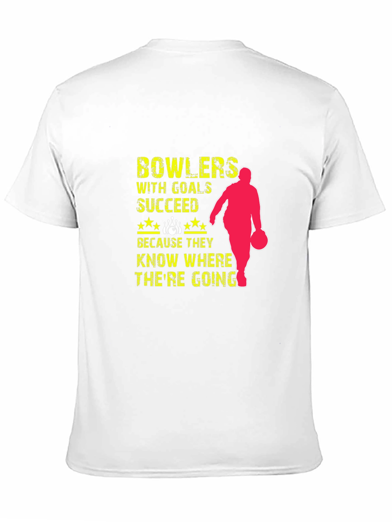 Black Bowlers Succeed T-Shirt - Bowling with Goals view 11