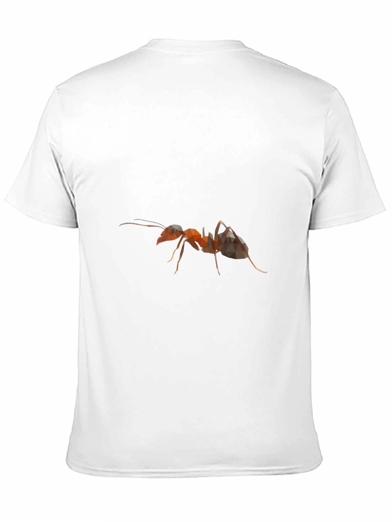 Abstract Ant Graphic Black T-Shirt - 11