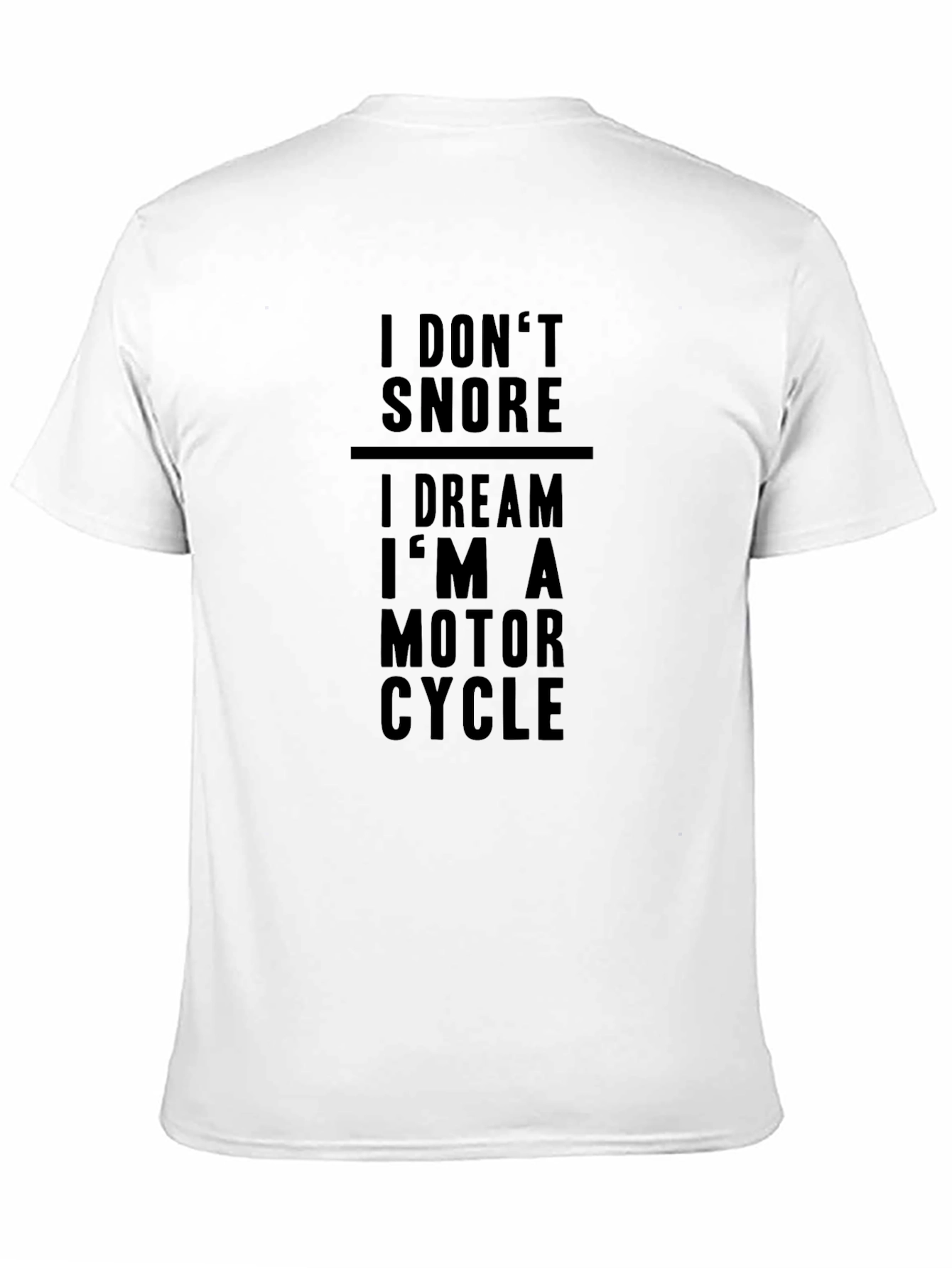 Black Motorcycle Dream T-Shirt - Funny Biker Tee view 11