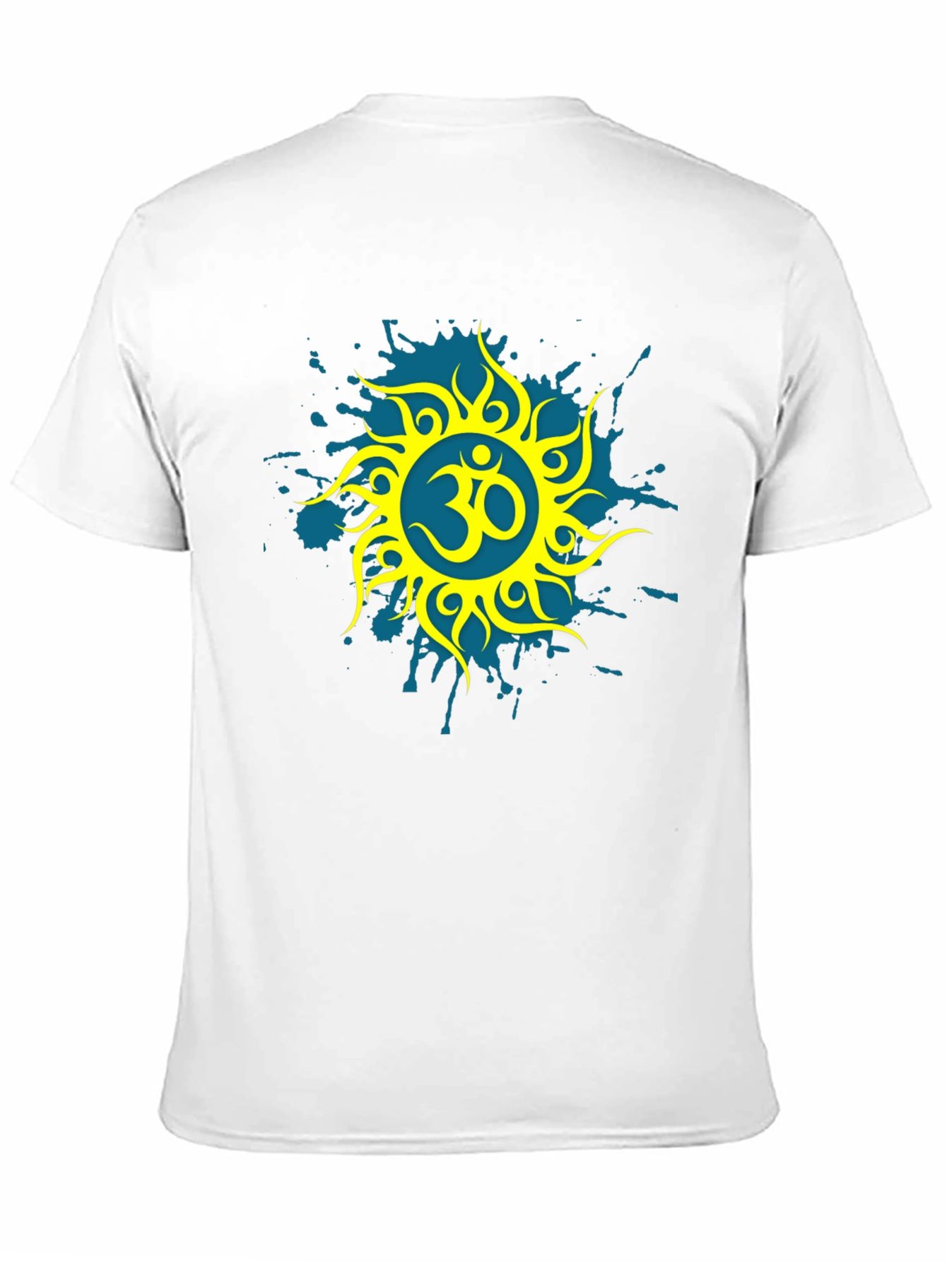 Black Om Symbol Graphic Tee - Stylish Black T-Shirt view 11