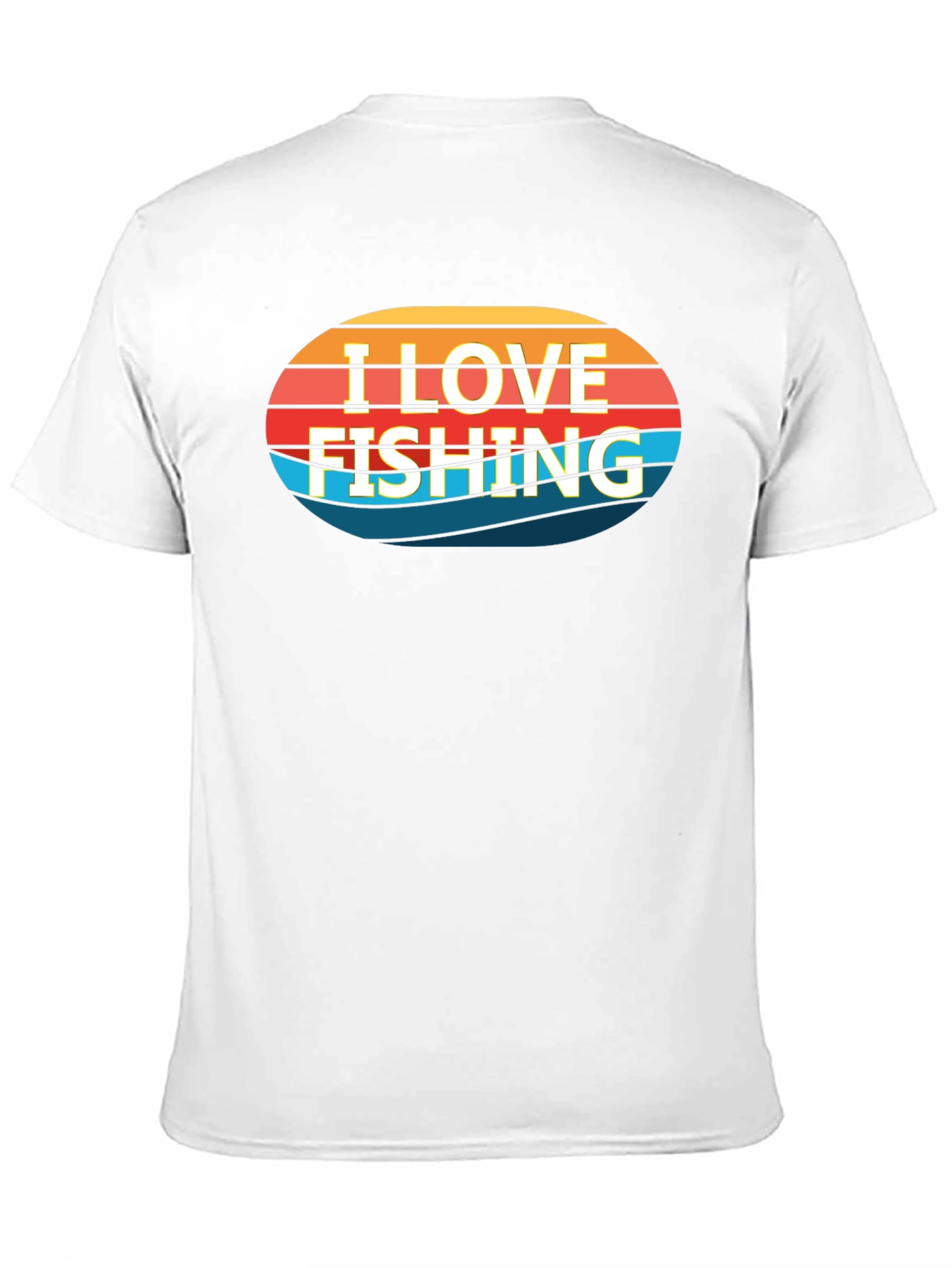 Black I Love Fishing Graphic Tee - Black Cotton T-Shirt view 11