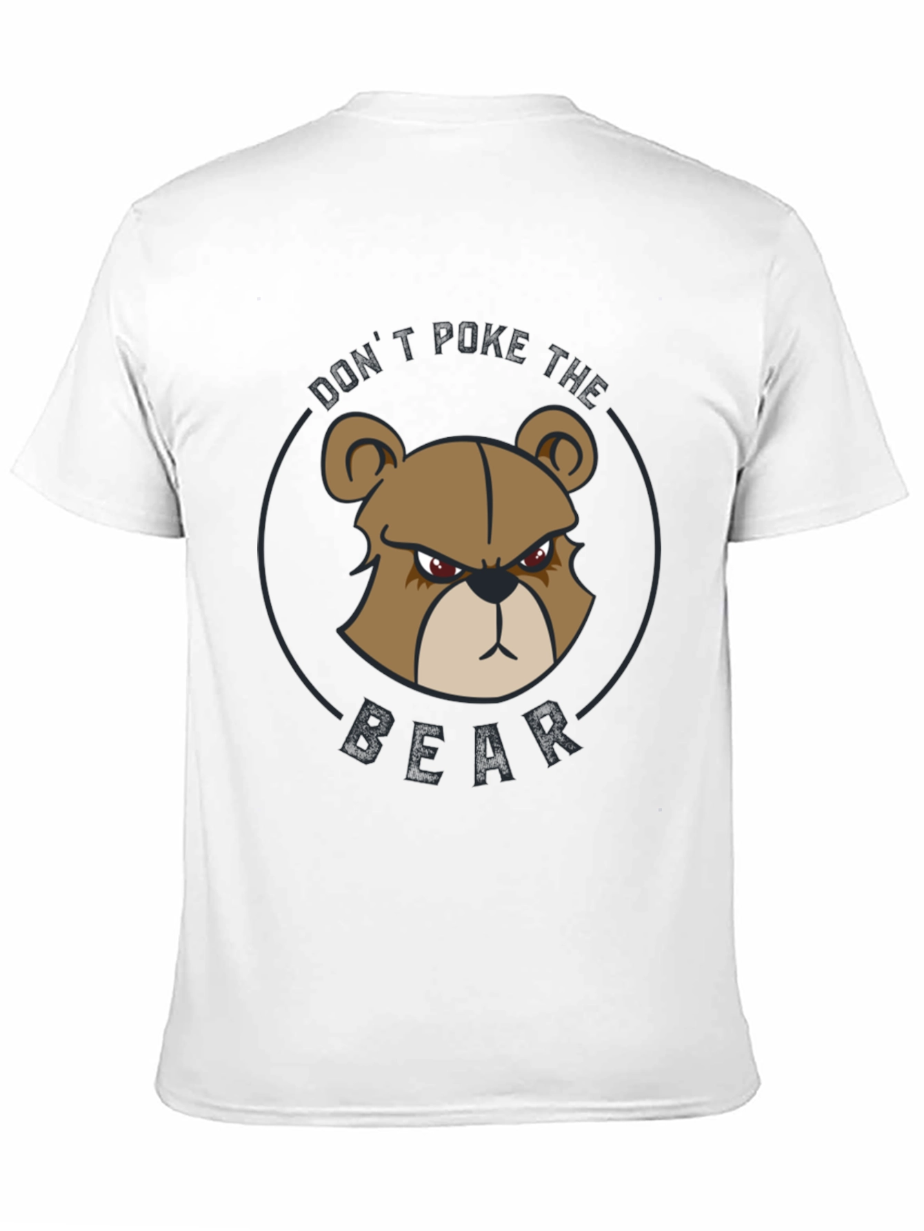Black Don't Poke The Bear Graphic T-Shirt - Black view 11