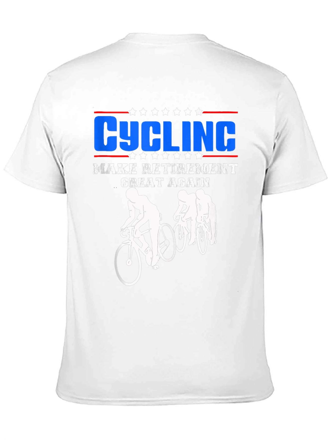 Black Cycling Make Retirement Great Again T-Shirt view 11