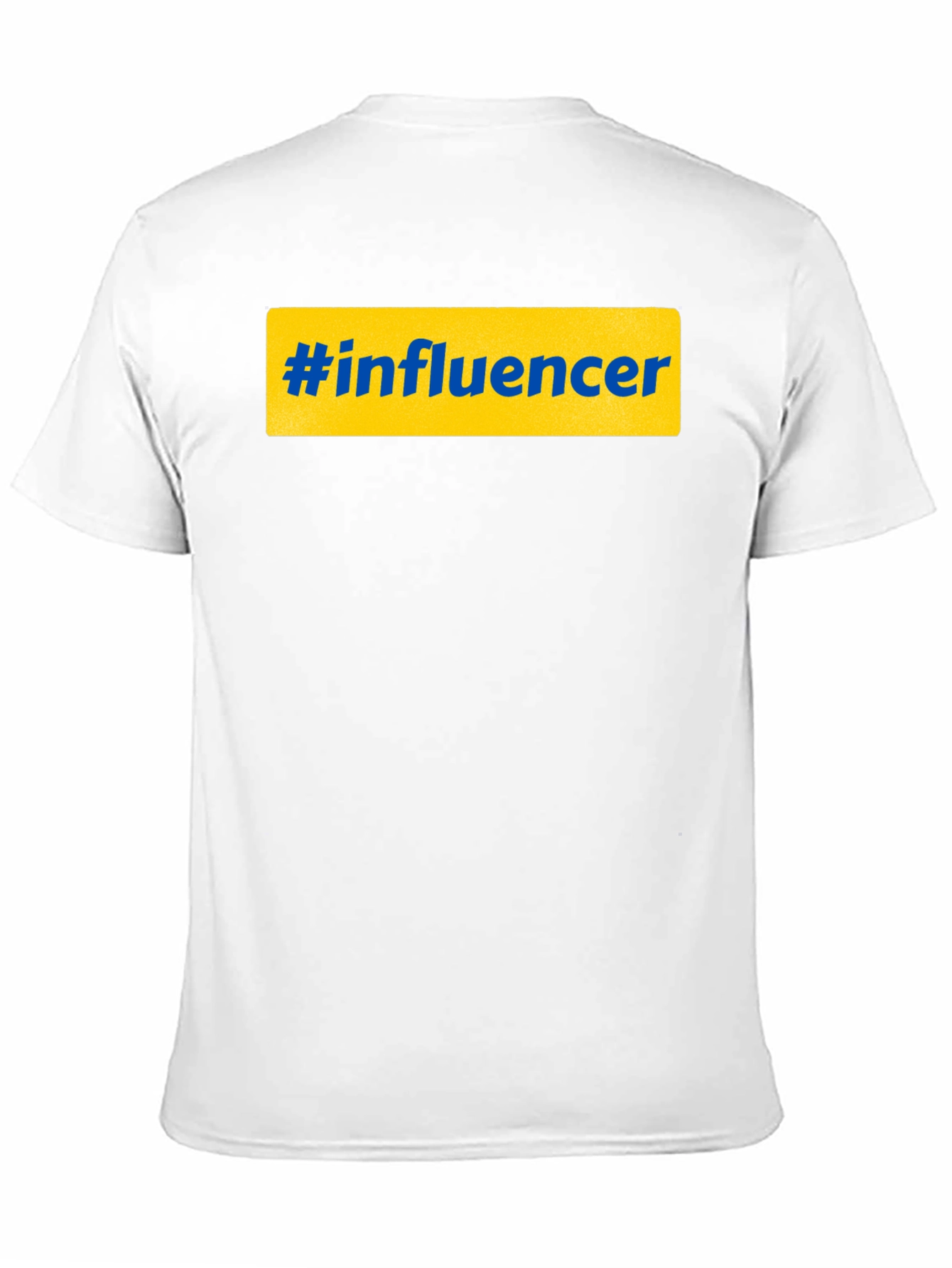 Black Hashtag Influencer Graphic Tee - Black Casual T-Shirt view 11