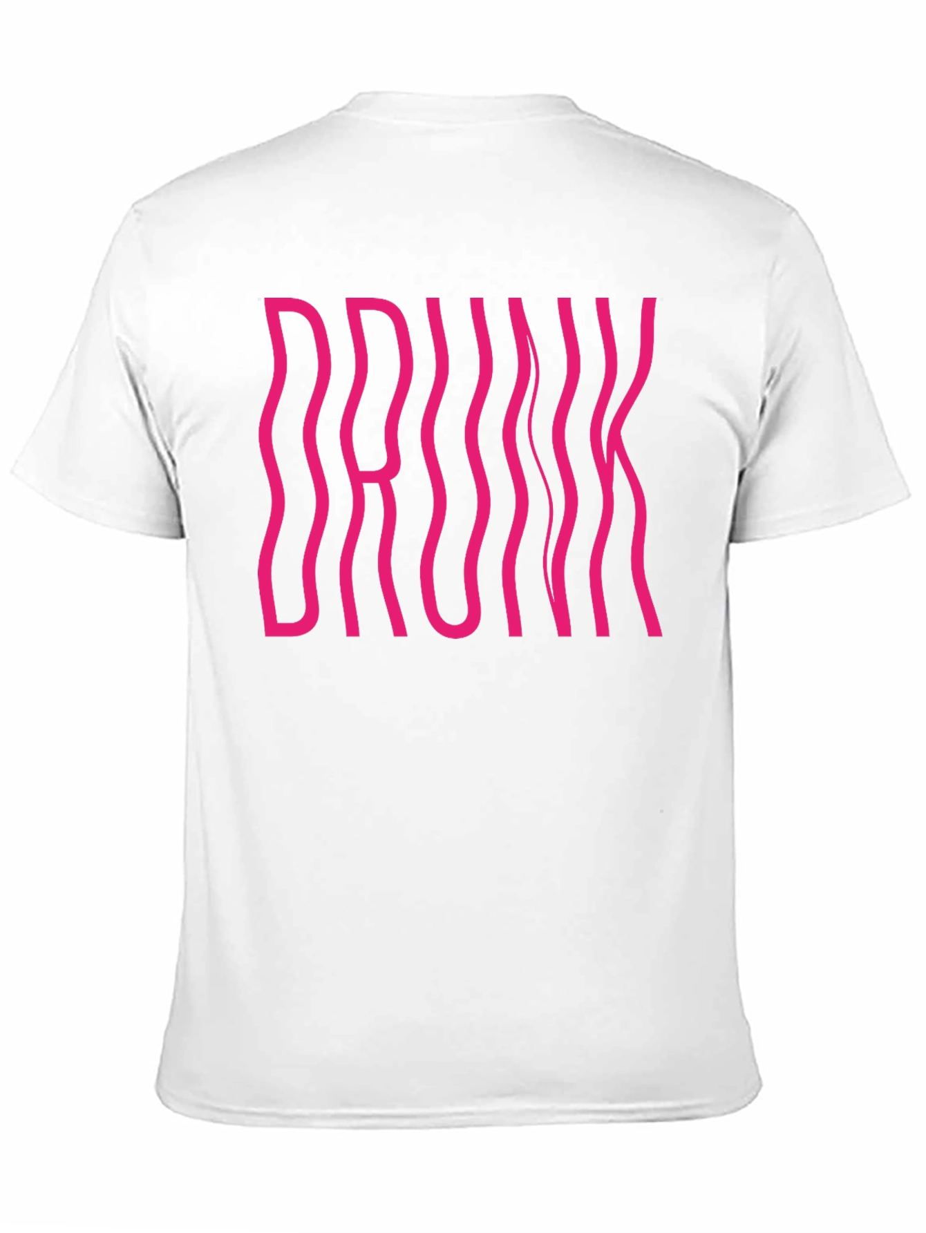 Black Drunk Graphic Tee - Black Cotton Crew Neck Shirt view 11