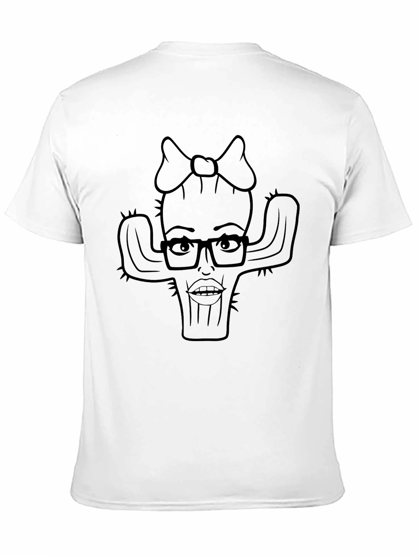 Black Cactus Lady T-Shirt view 11