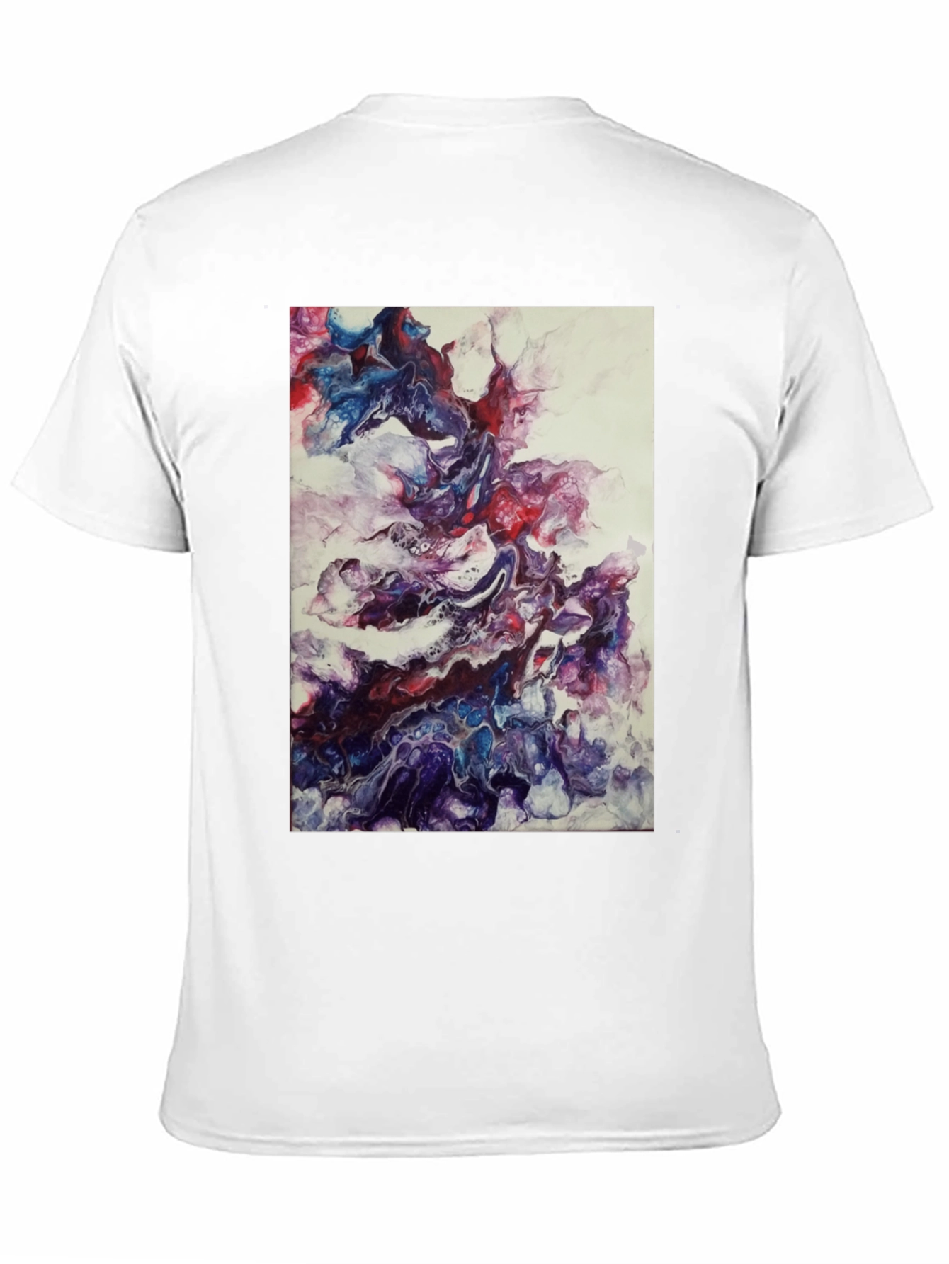 Black Abstract Art Black T-Shirt view 11