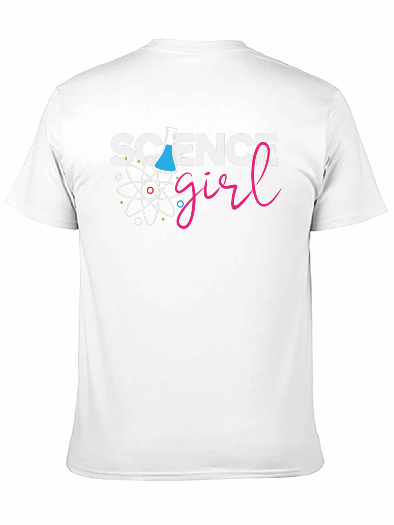 Black Science Girl Black T-Shirt - Chemistry Design view 11