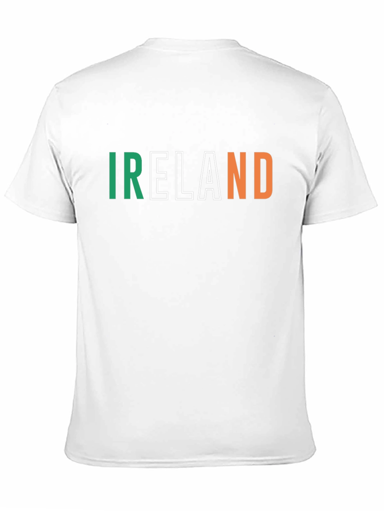 Black Ireland Flag Colors T-Shirt view 11