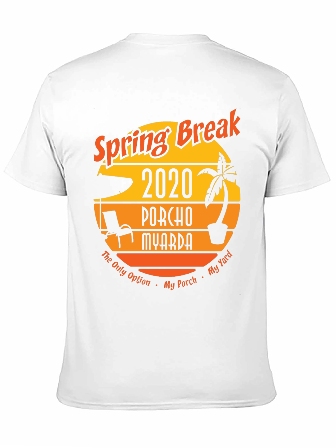 Black Spring Break 2020 Porcho Myarda T-Shirt view 11