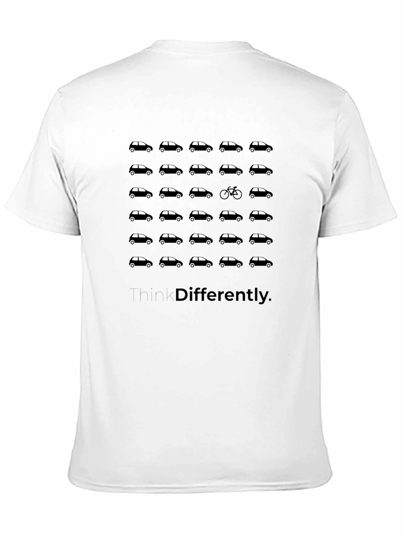 Black Think Differently Graphic T-Shirt view 11