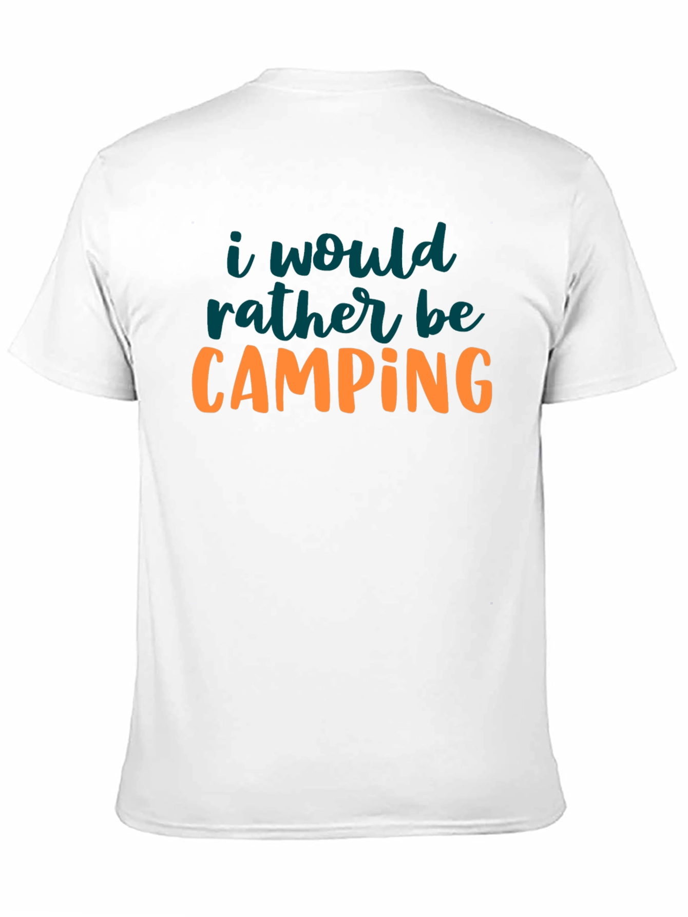Black Camping Graphic Tee - Black Crew Neck view 11