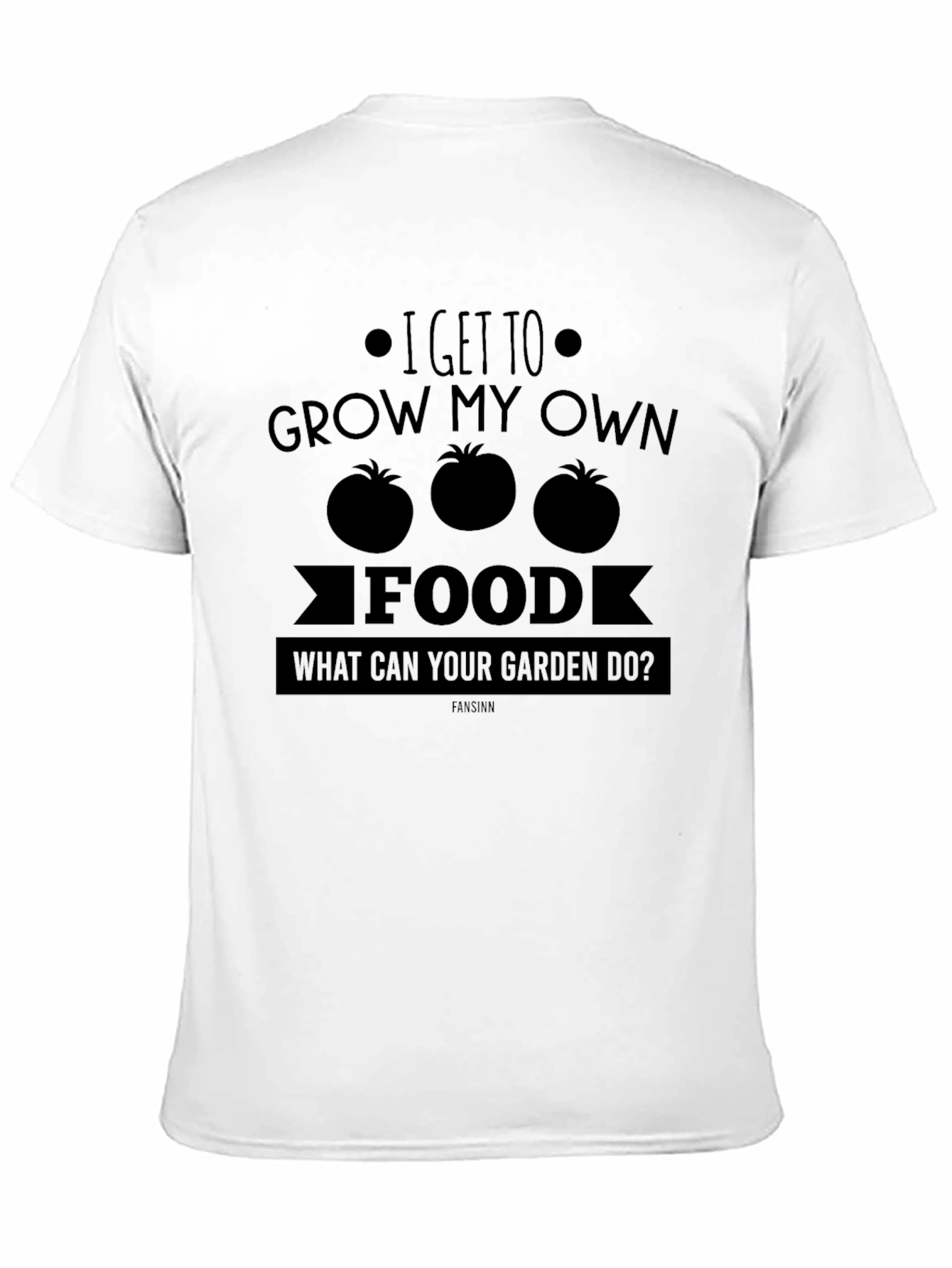 Black Grow Your Own Food Graphic Tee view 11