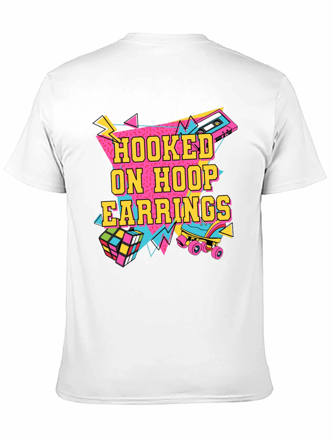 Hooked on Hoop Earrings 80s Graphic Tee - 11