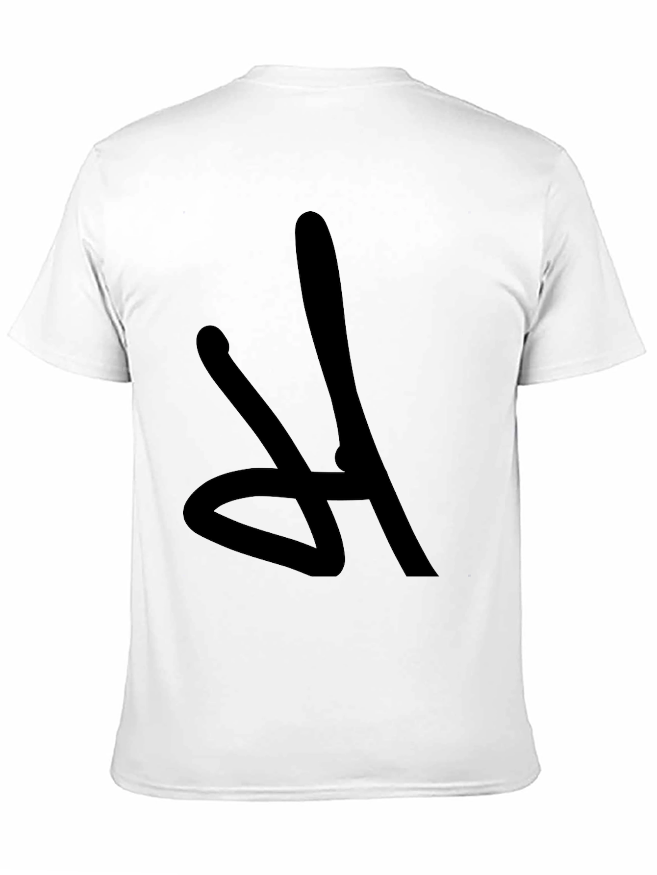 Black Bold Graphic Tee - Abstract Design, Casual Comfort view 11