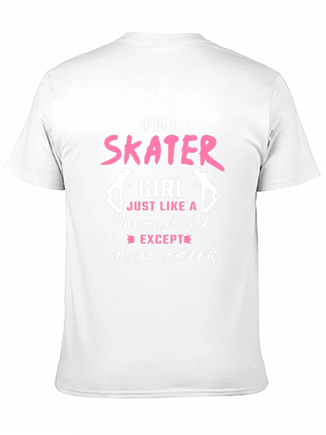 Black Skater Girl T-Shirt - Cool Graphic Tee view 11