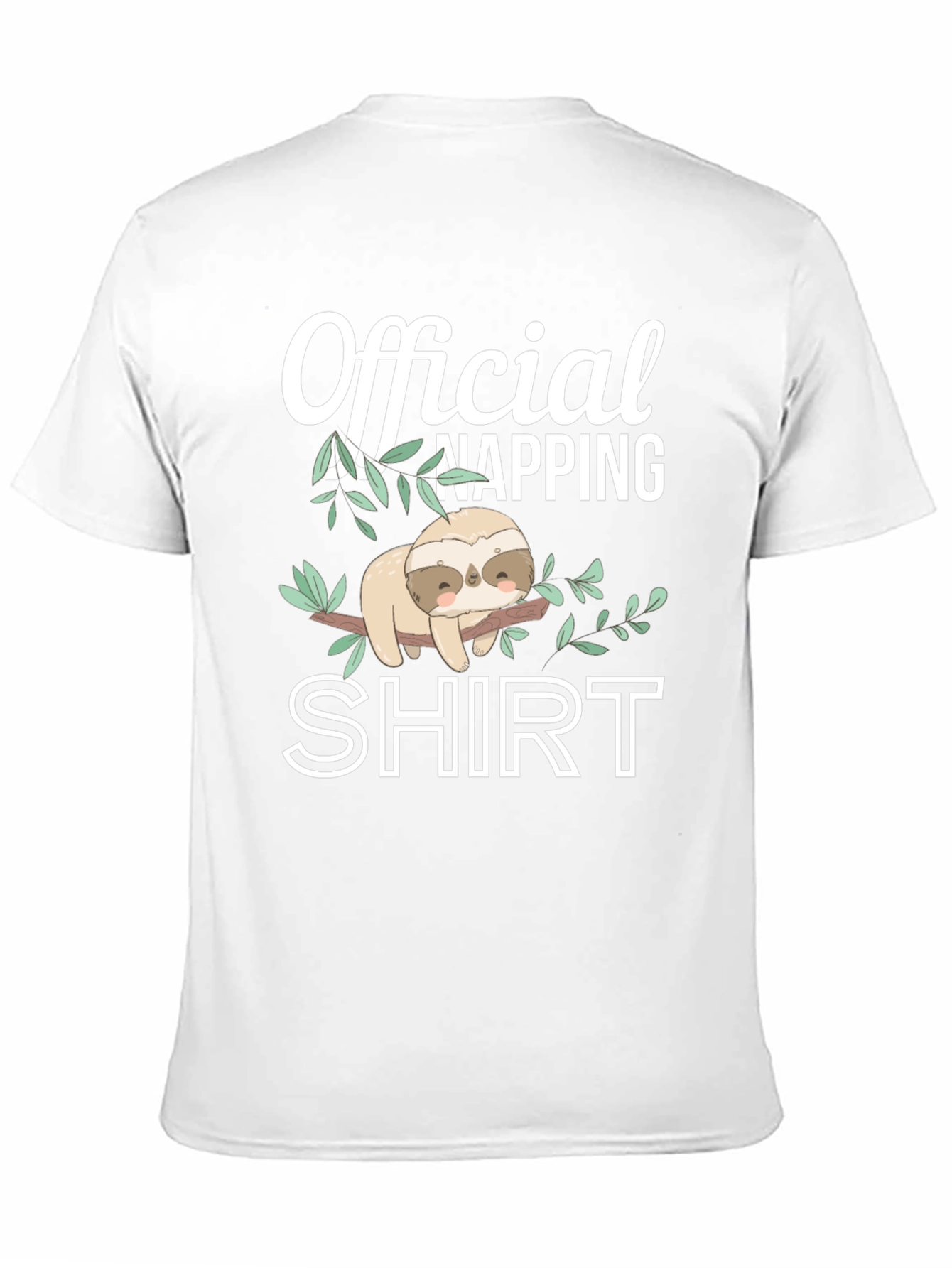 Black Official Napping Shirt - Sloth Tee view 11