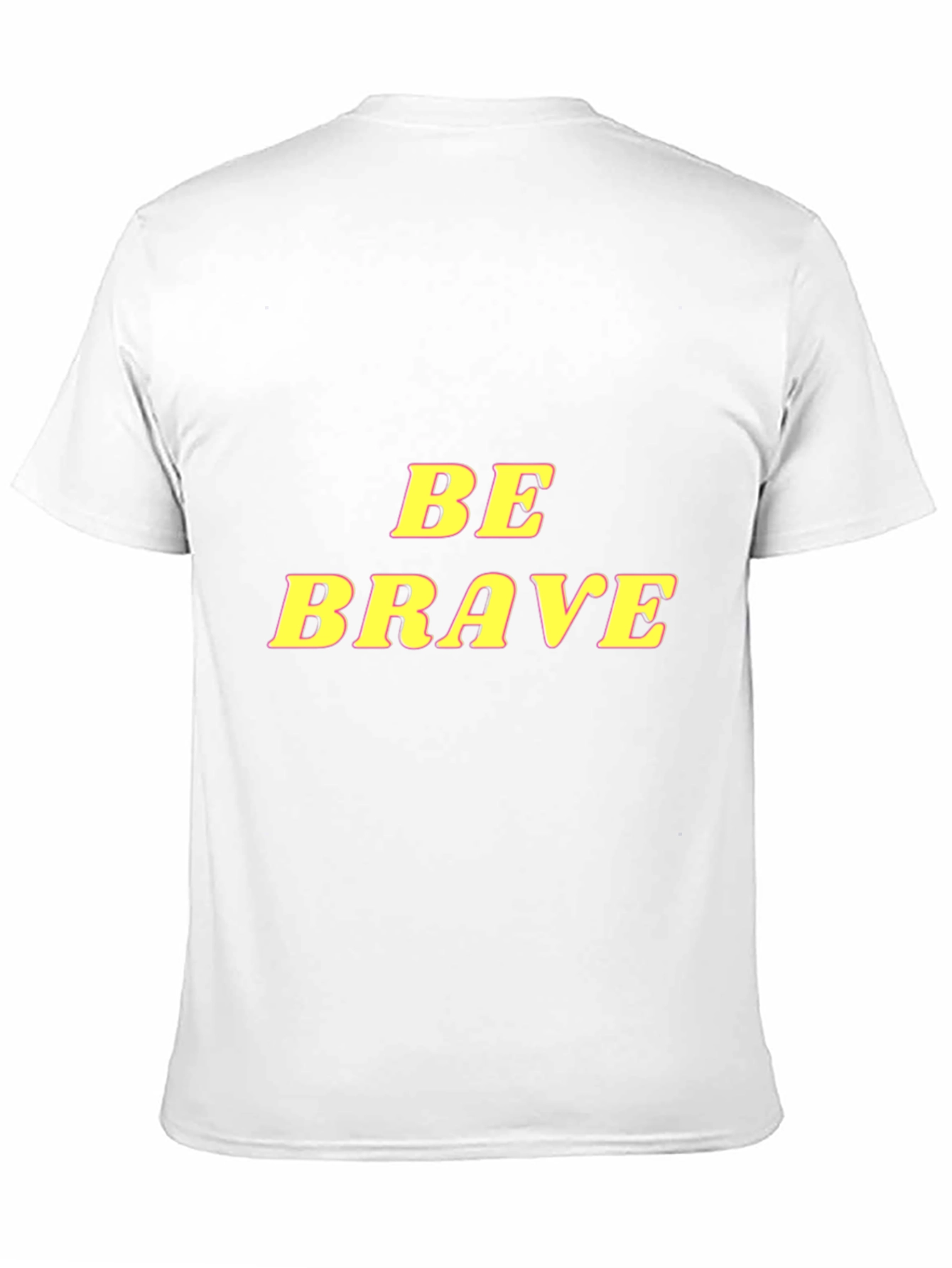 Black Be Brave Graphic Tee - Mens Black T-Shirt view 11