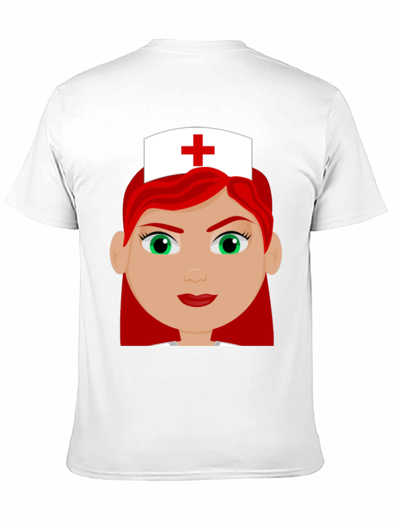 Black Nurse Cartoon Graphic T-Shirt view 11