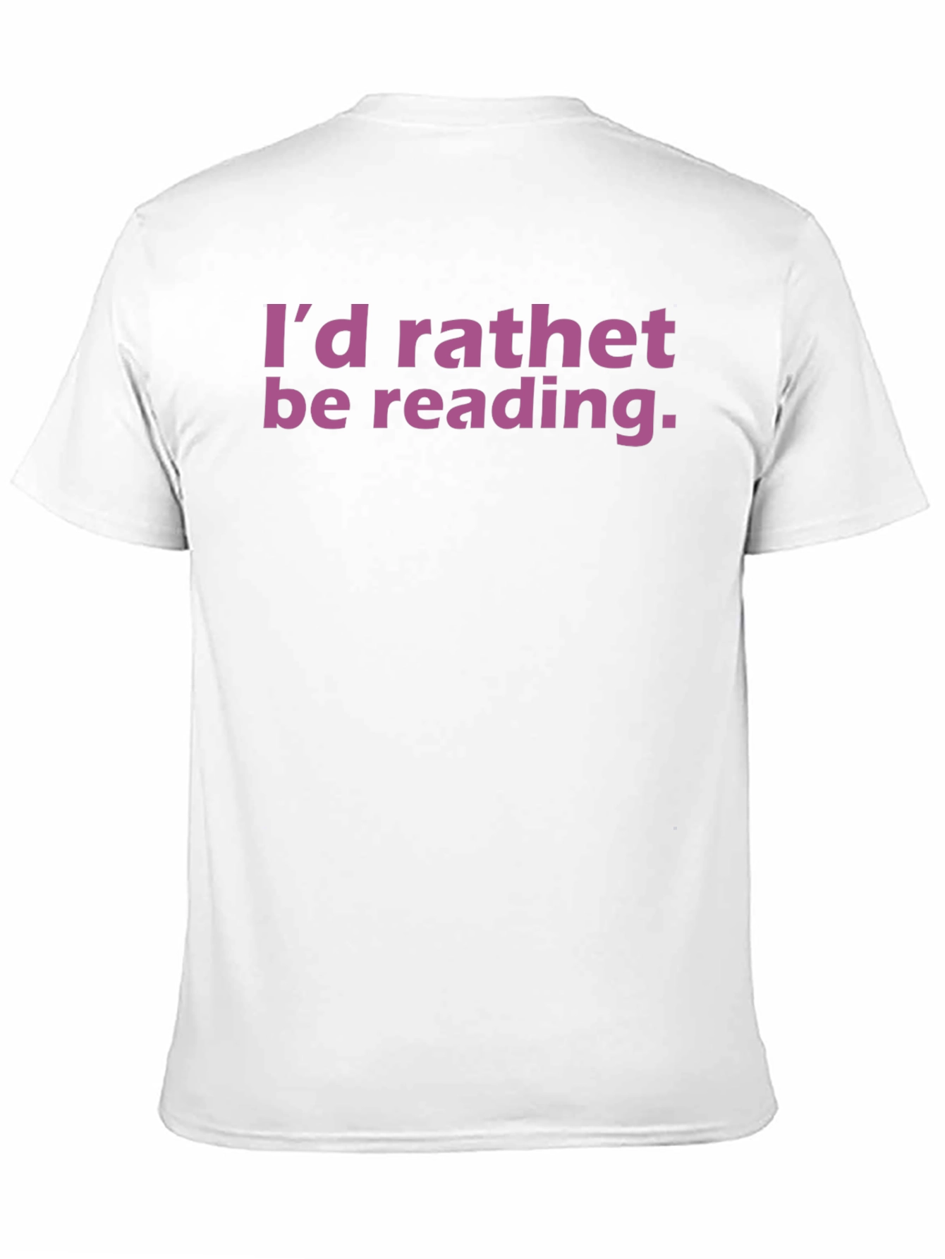 Black I'd Rather Be Reading Graphic Tee view 11