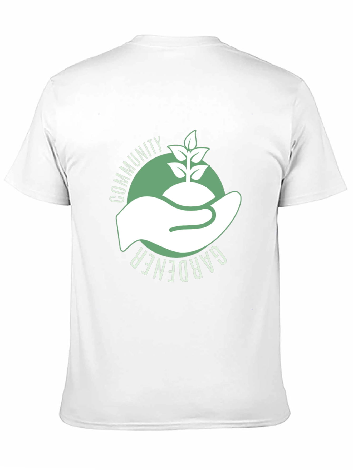 Black Community Gardener Black T-Shirt - Eco-Friendly Design view 11