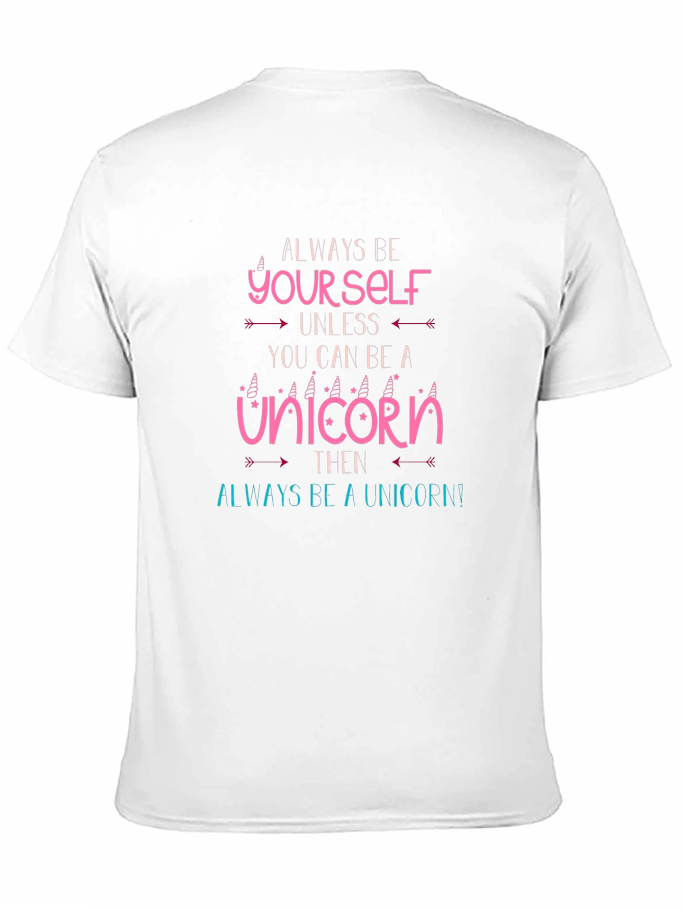 Black Always Be Yourself Unless Unicorn T-Shirt view 11