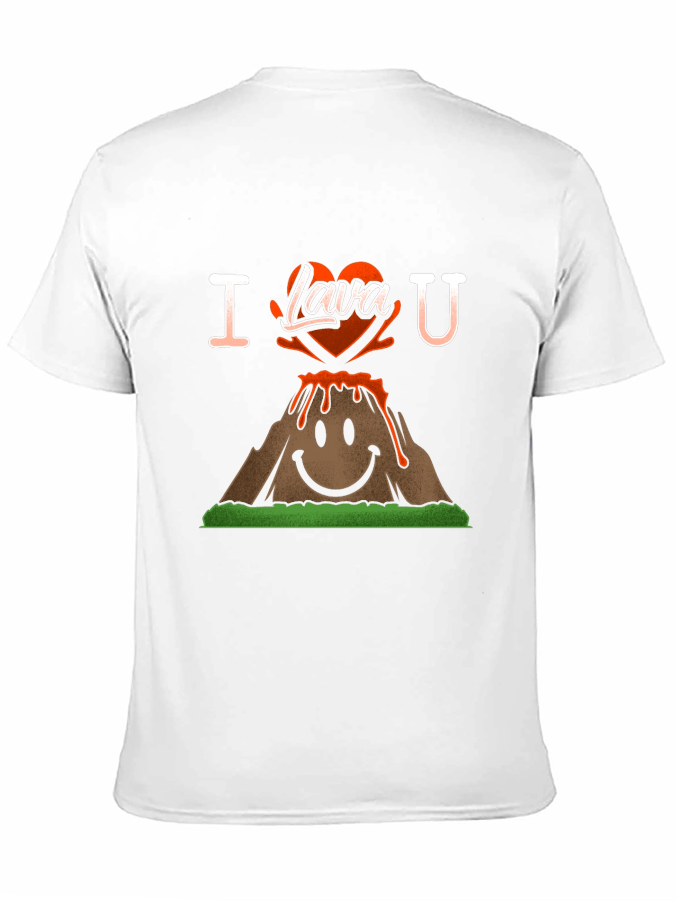 I Lava You T-Shirt - Volcano Heart Graphic Tee - 11