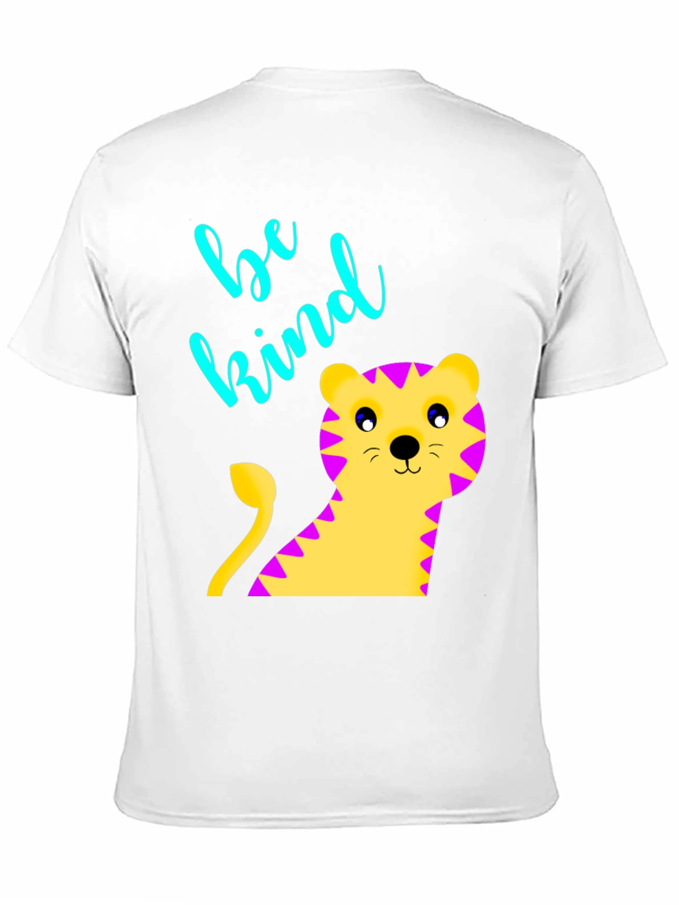 Black Be Kind Tiger Graphic Tee - Unisex view 11