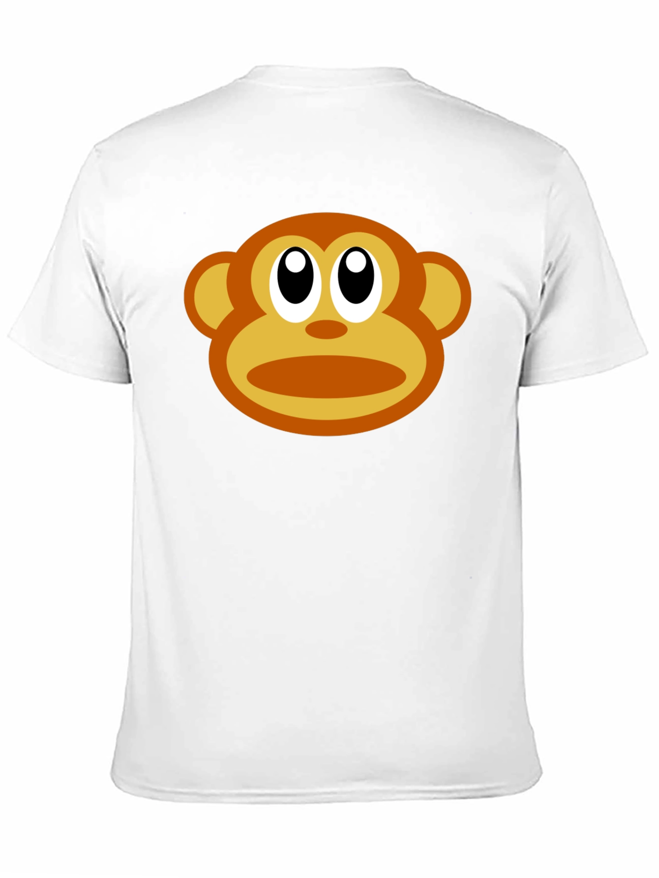 Black Monkey Face Graphic Tee - Fun Casual Black Shirt view 11