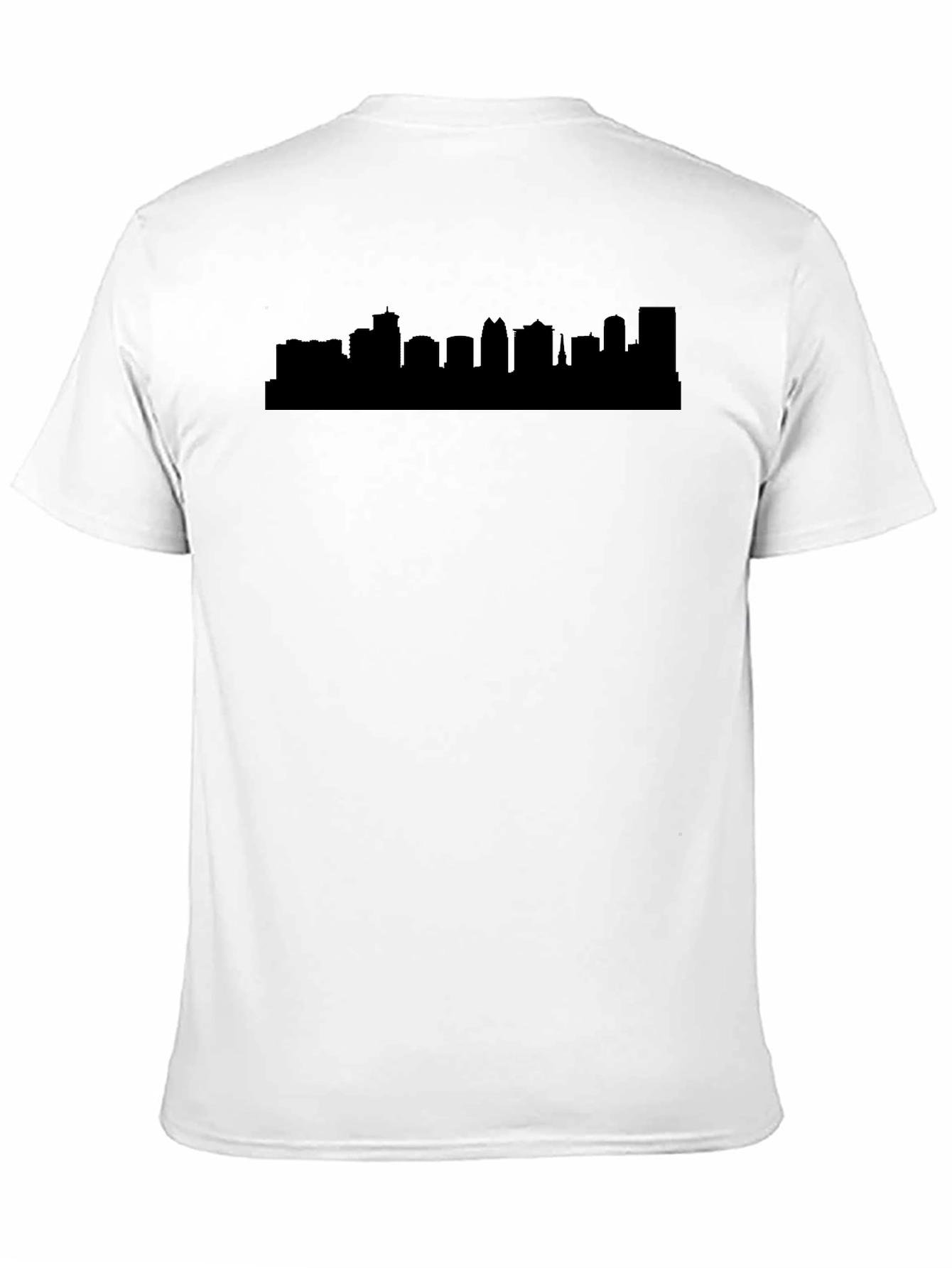 Black City Skyline Graphic Tee - Black view 11