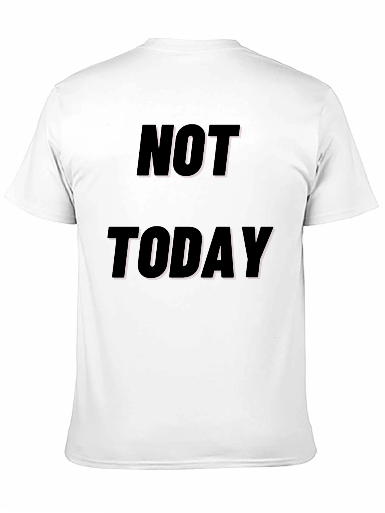 Black Not Today Black Graphic Tee view 11