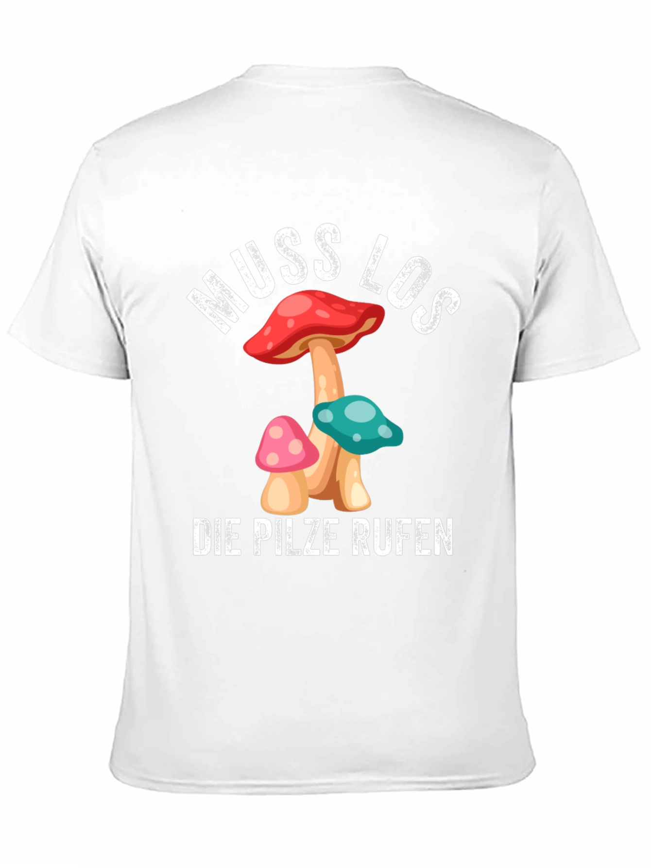 Black Muss Los Die Pilze Rufen Mushroom T-Shirt view 11